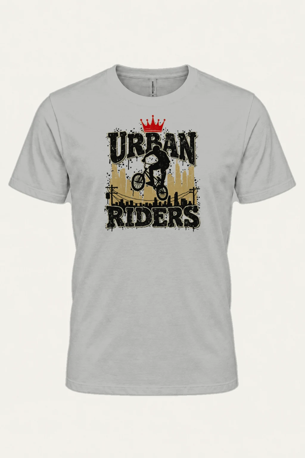 "Urban Riders" Heavyweight Unisex Crewneck T-shirt | Gildan 5000