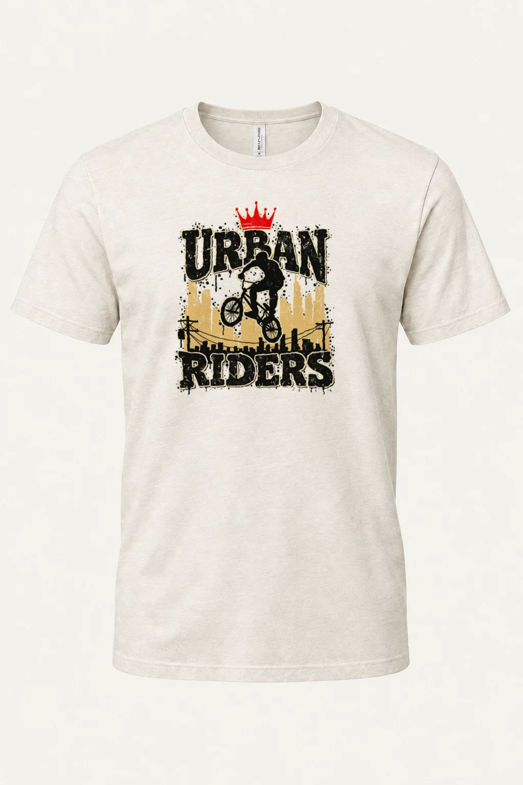 "Urban Riders" Heavyweight Unisex Crewneck T-shirt | Gildan 5000