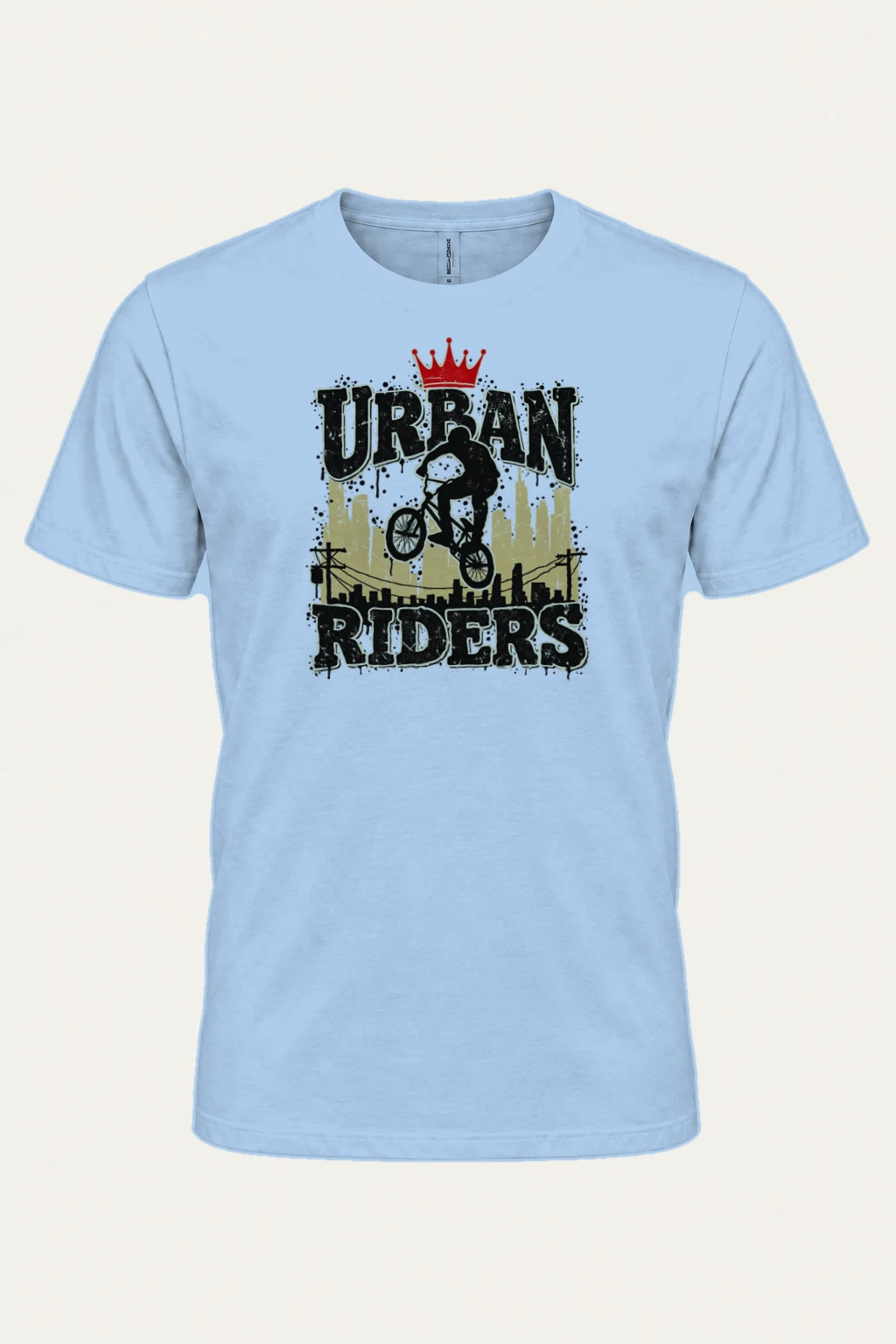 "Urban Riders" Heavyweight Unisex Crewneck T-shirt | Gildan 5000