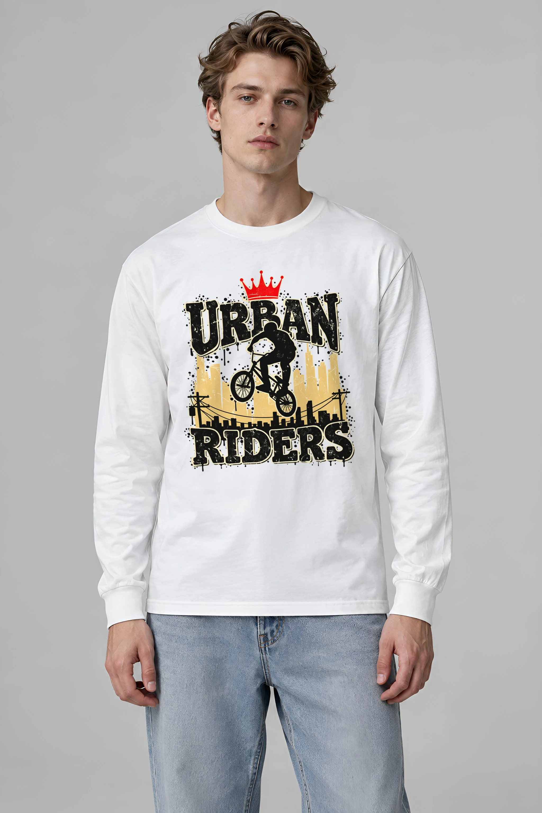 "Urban Riders" Unisex Longsleeve T-shirt