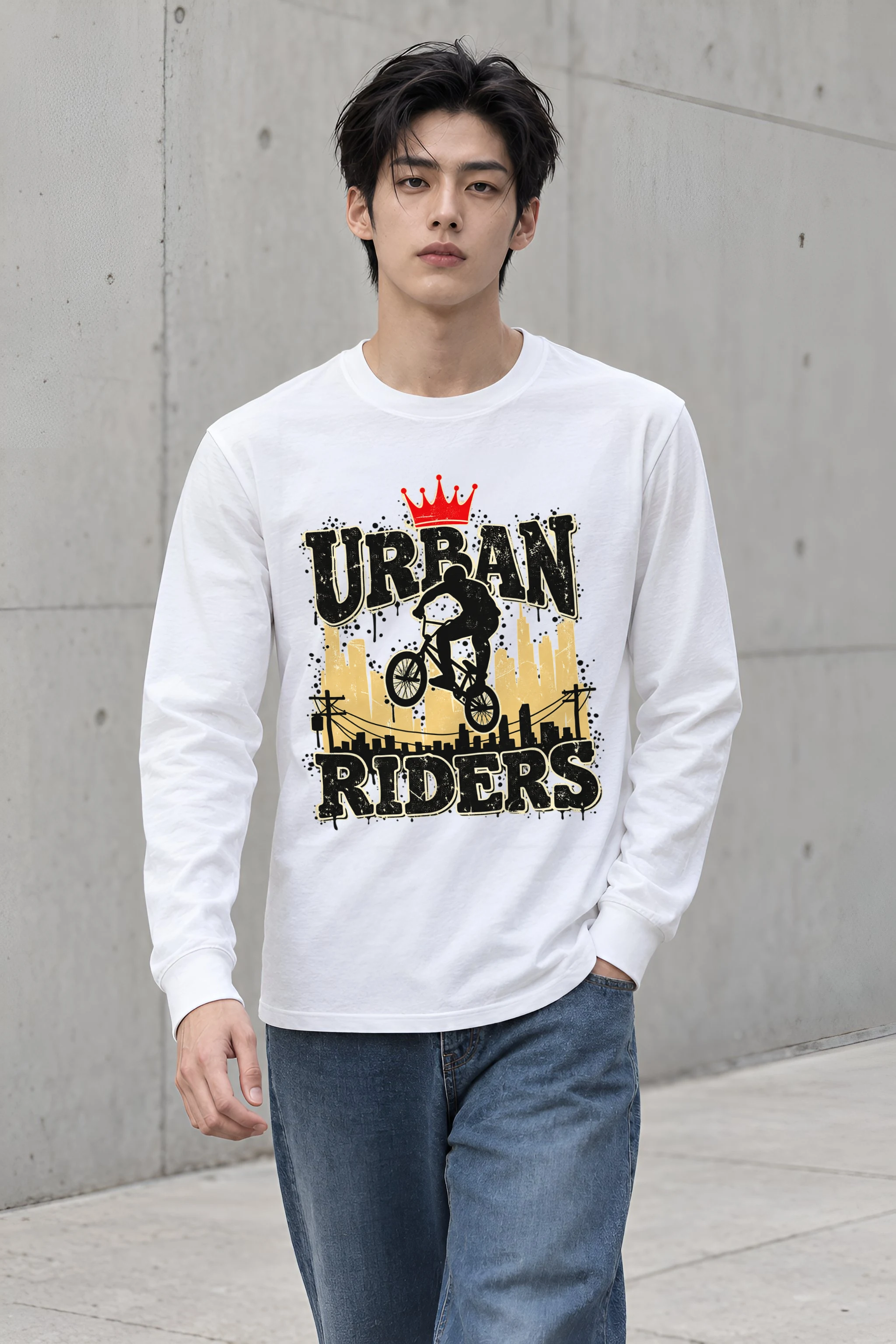 "Urban Riders" Unisex Longsleeve T-shirt