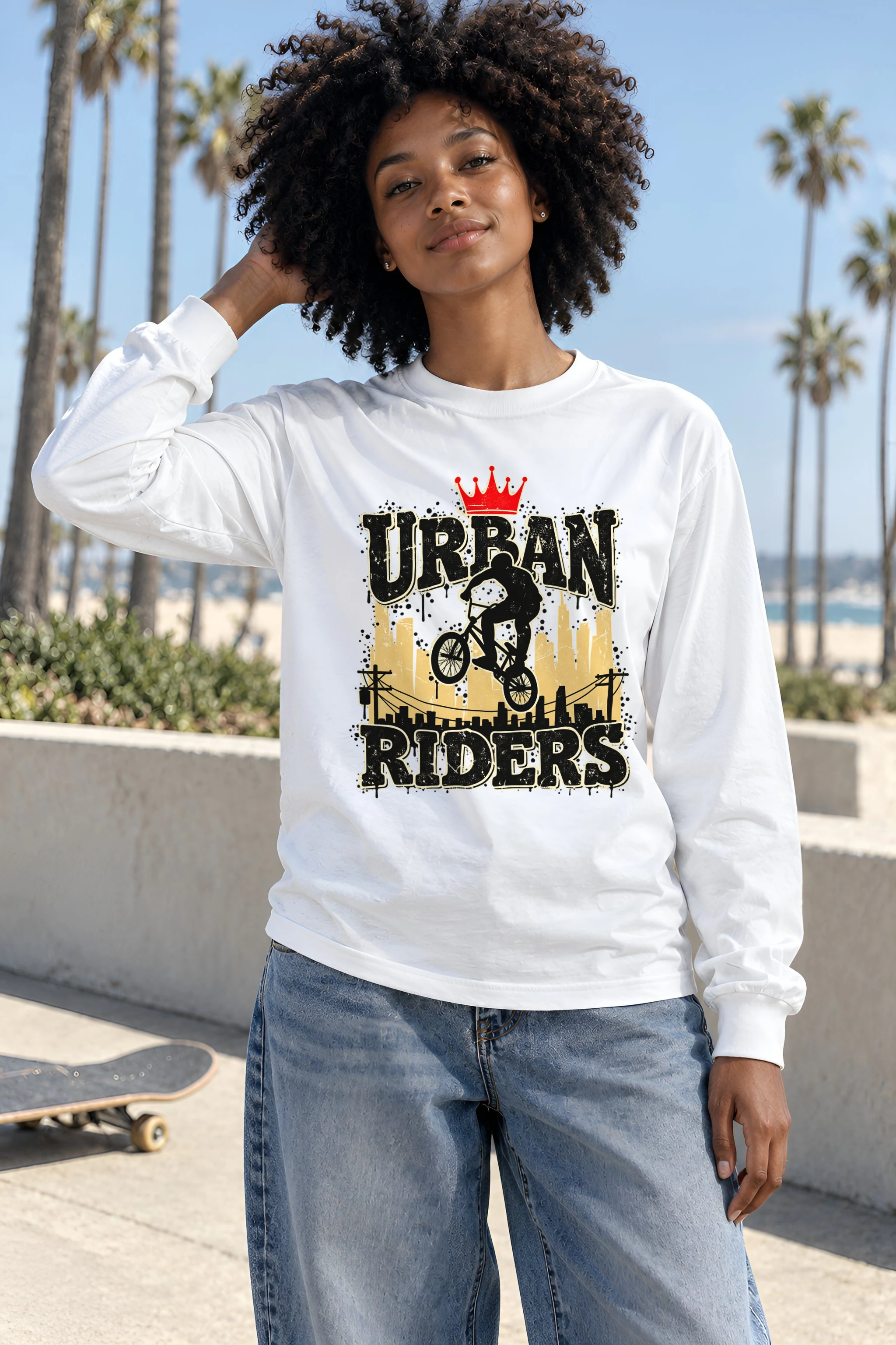 "Urban Riders" Unisex Longsleeve T-shirt