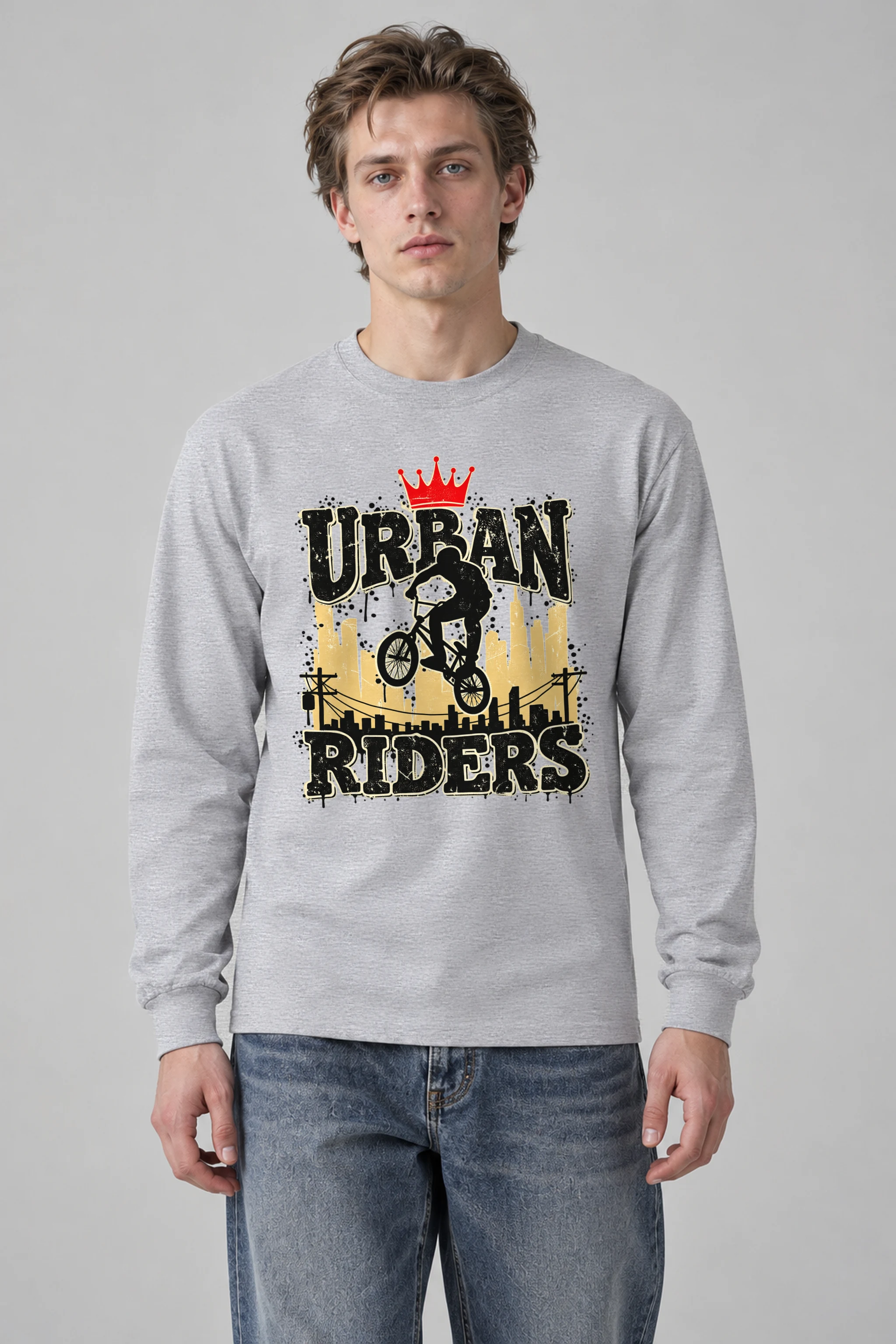 "Urban Riders" Unisex Longsleeve T-shirt