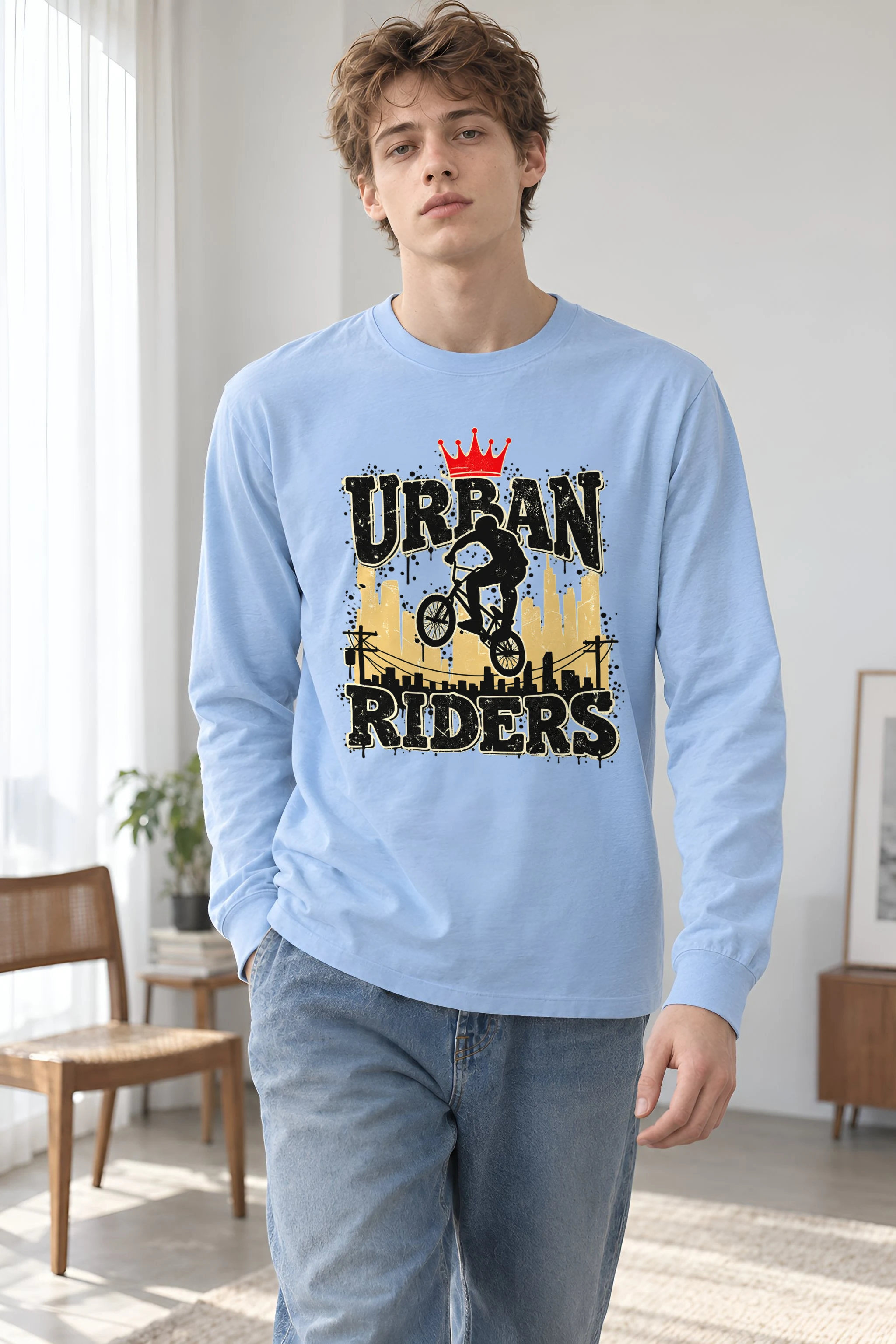 "Urban Riders" Unisex Longsleeve T-shirt