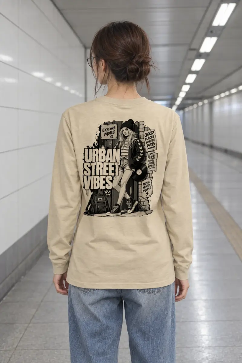"Urban Street Vibes" Unisex Longsleeve T-shirt
