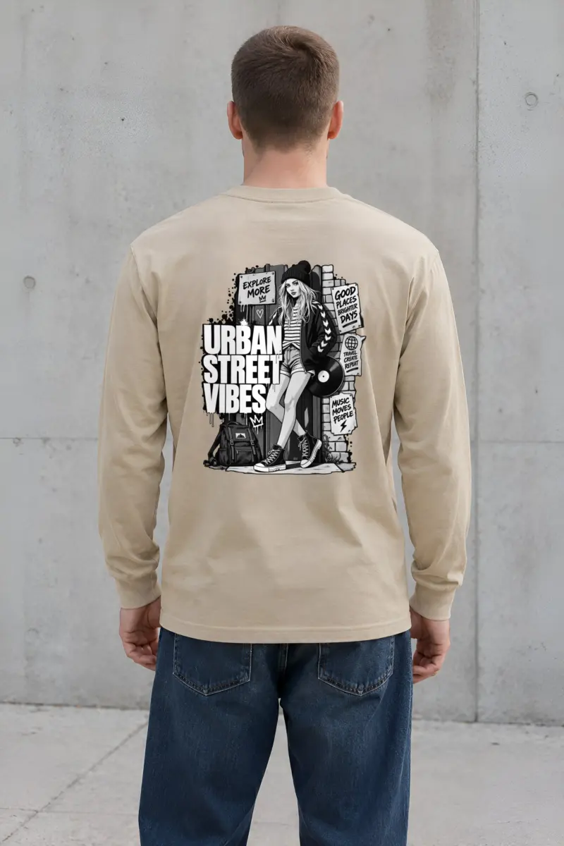 "Urban Street Vibes" Unisex Longsleeve T-shirt