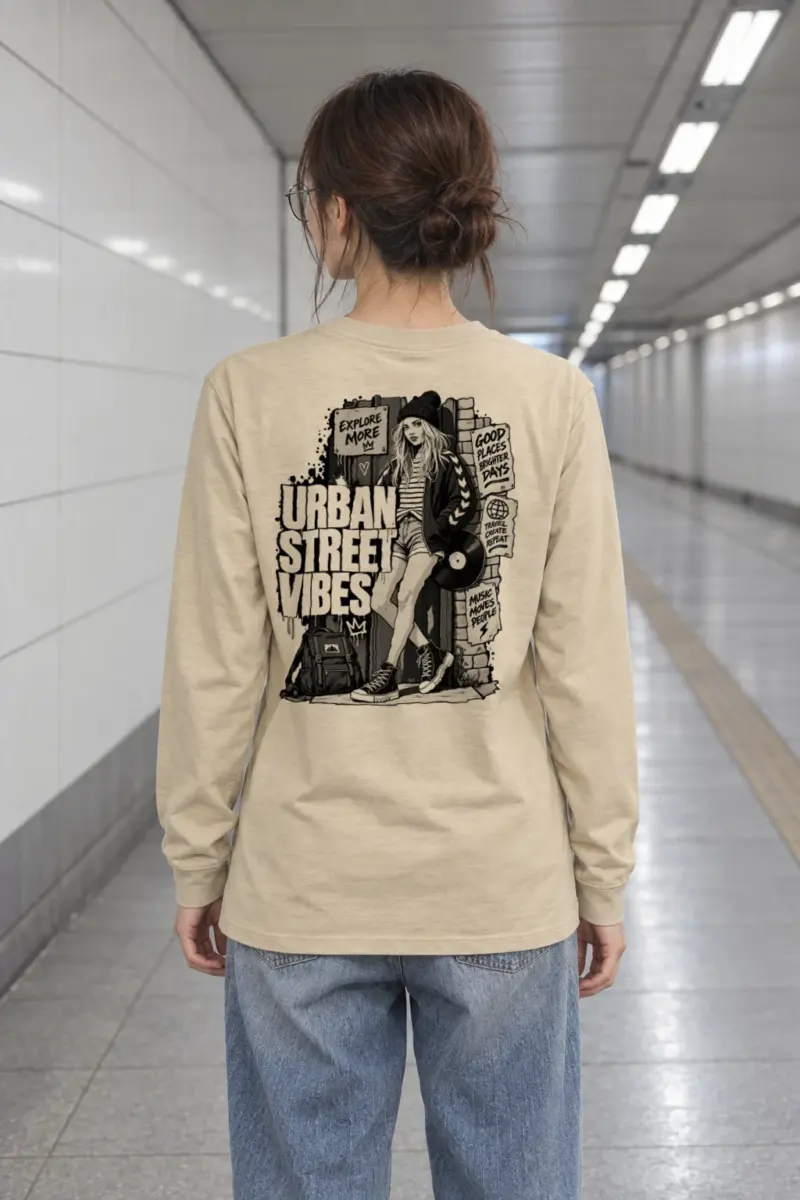 "Urban Street Vibes" Unisex Longsleeve T-shirt