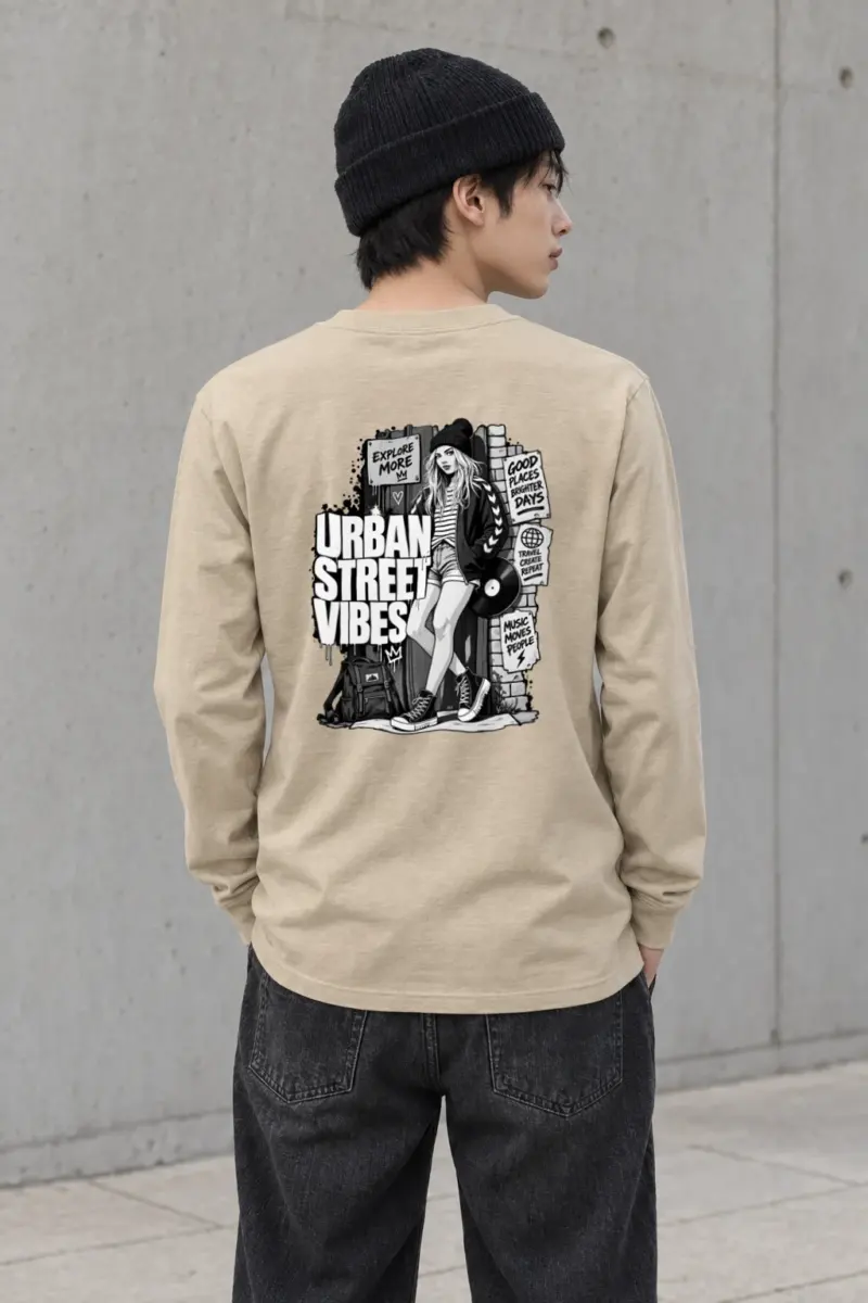 "Urban Street Vibes" Unisex Longsleeve T-shirt