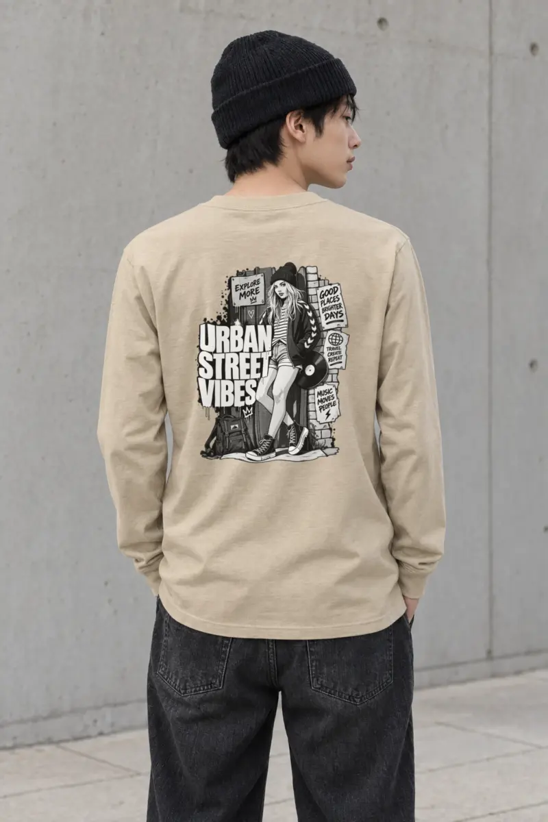 "Urban Street Vibes" Unisex Longsleeve T-shirt