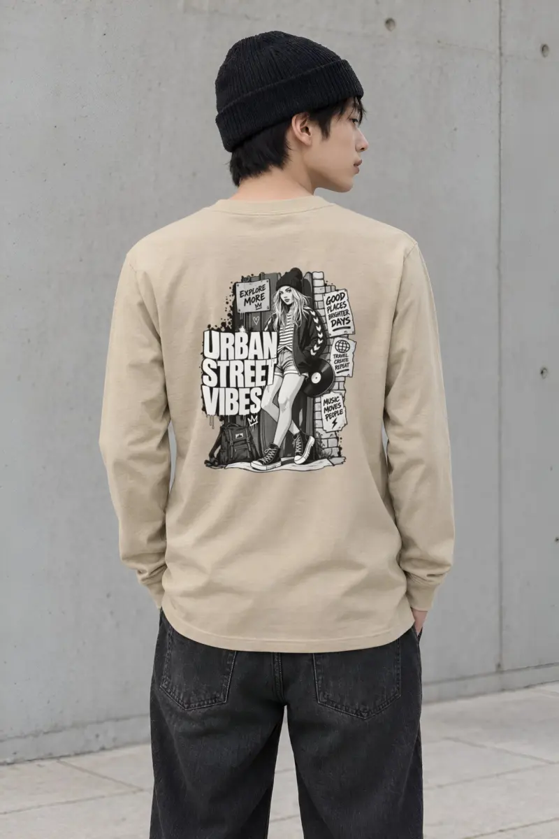 "Urban Street Vibes" Unisex Longsleeve T-shirt