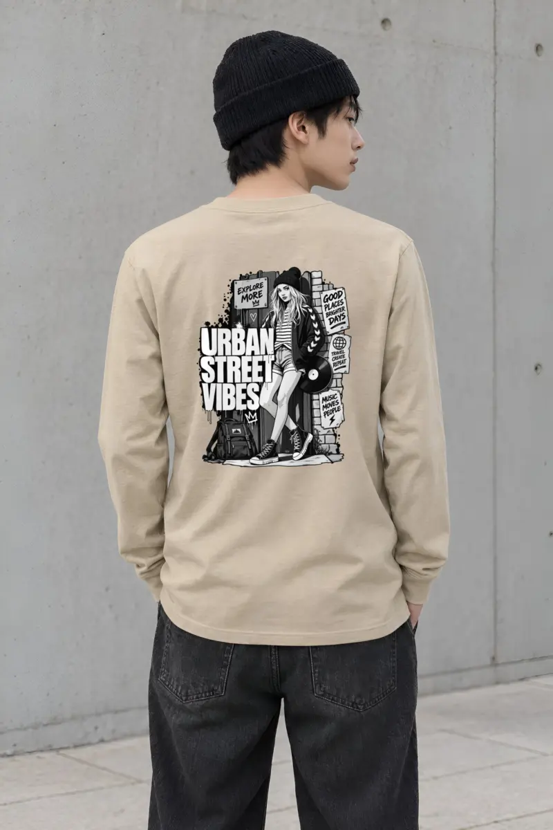 "Urban Street Vibes" Unisex Longsleeve T-shirt