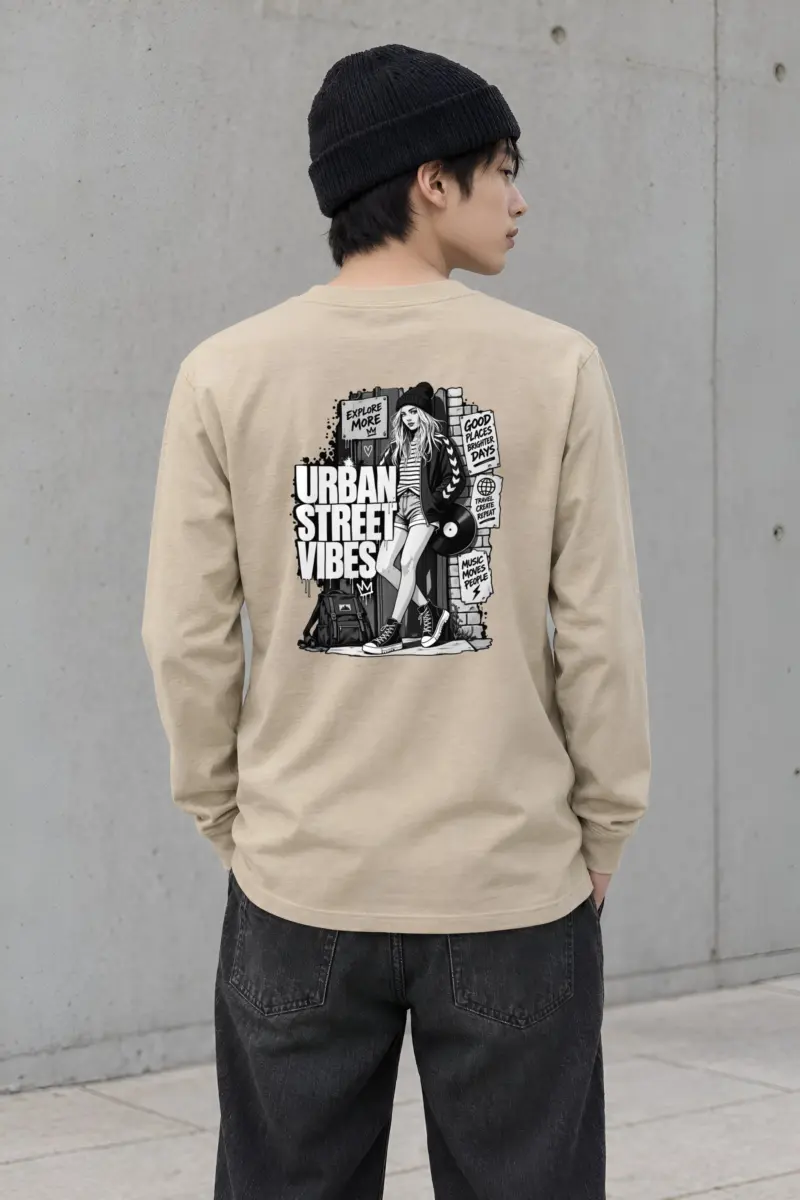 "Urban Street Vibes" Unisex Longsleeve T-shirt