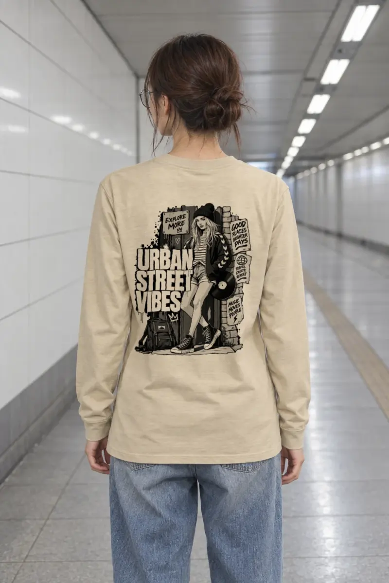 "Urban Street Vibes" Unisex Longsleeve T-shirt