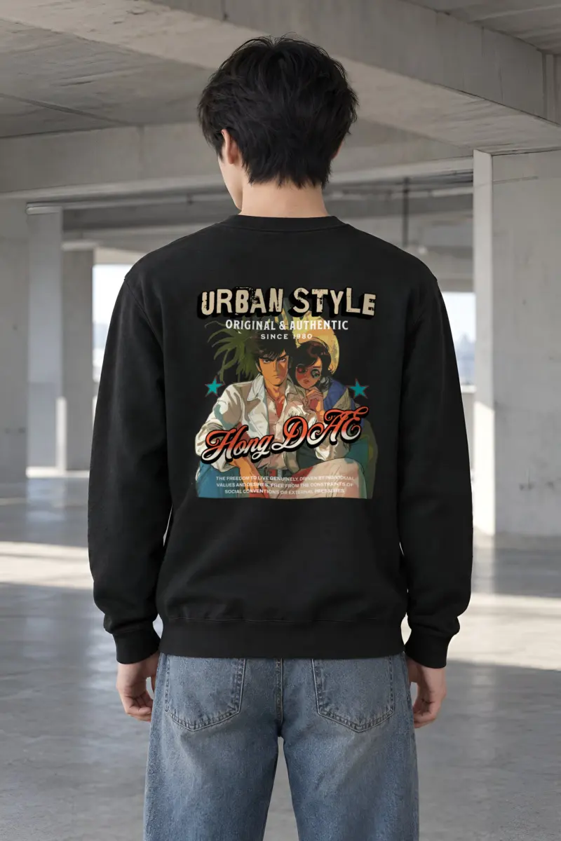 "Urban Style Freedom" Heavy Blend Unisex Crewneck Sweatshirt