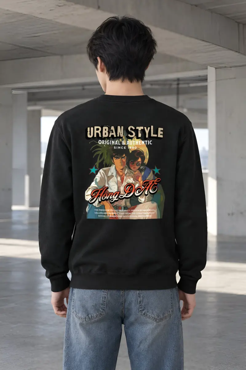 "Urban Style Freedom" Heavy Blend Unisex Crewneck Sweatshirt