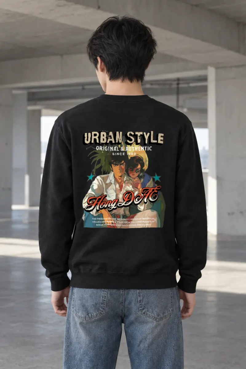 "Urban Style Freedom" Heavy Blend Unisex Crewneck Sweatshirt