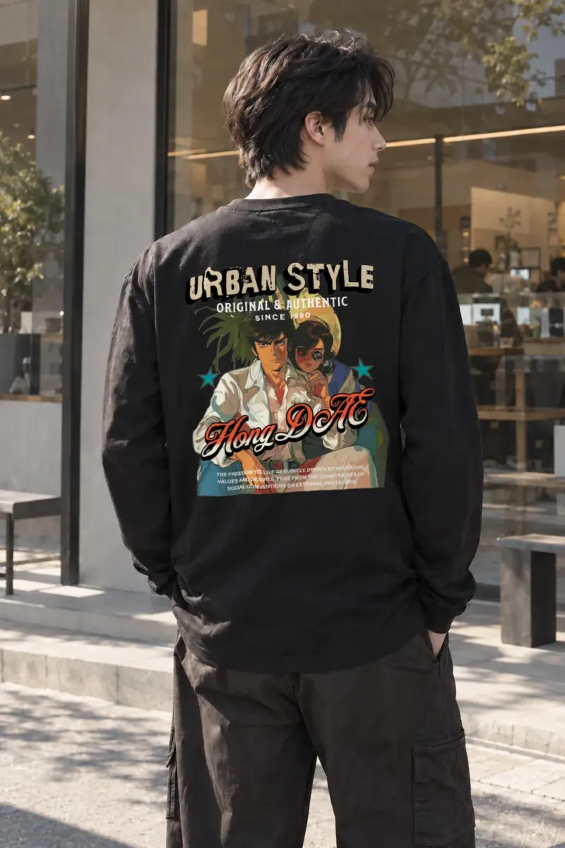 "Urban Style Since 1980" Unisex Longsleeve T-shirt | Gildan 2400