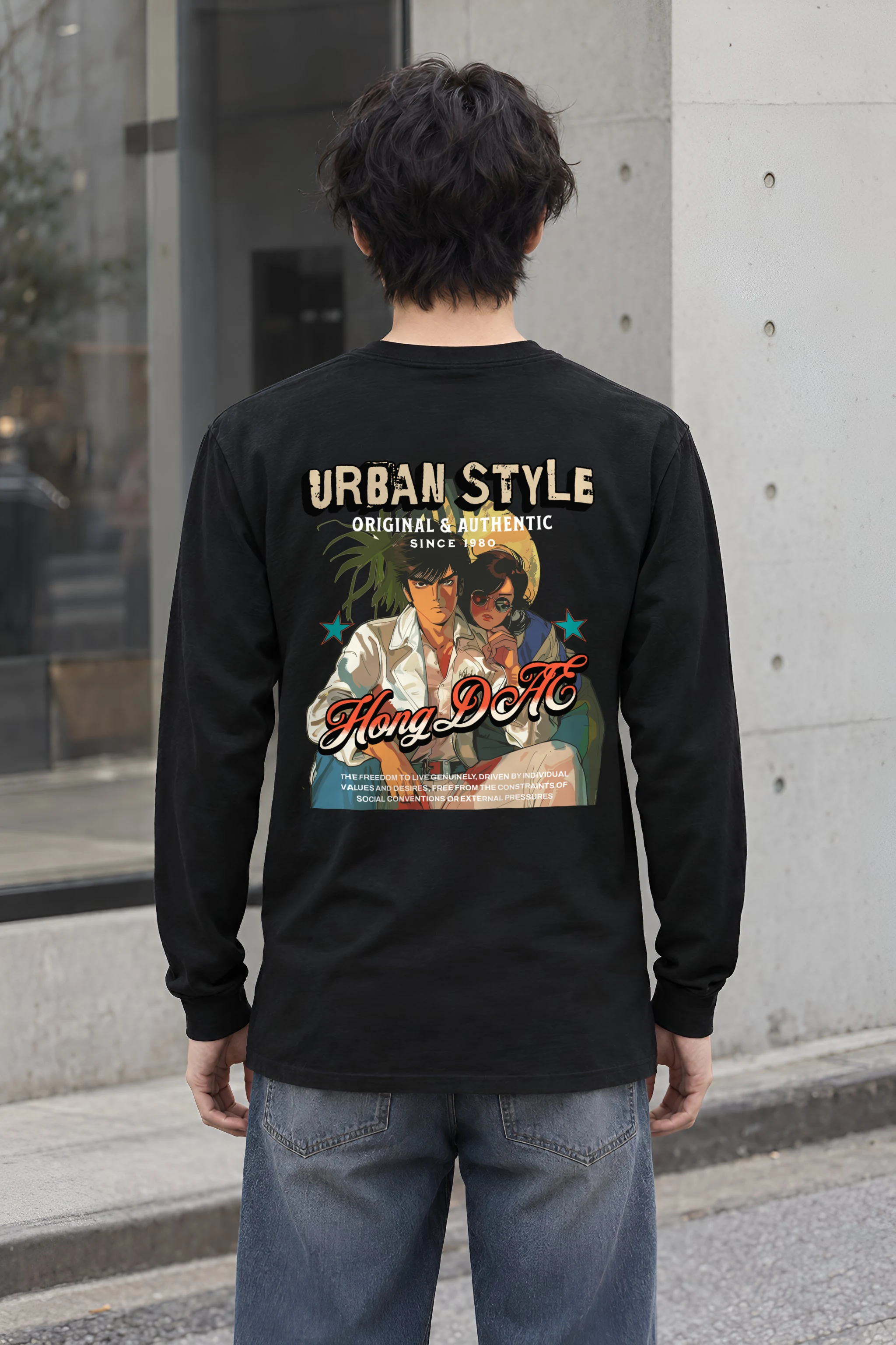 "Urban Style Since 1980" Unisex Longsleeve T-shirt
