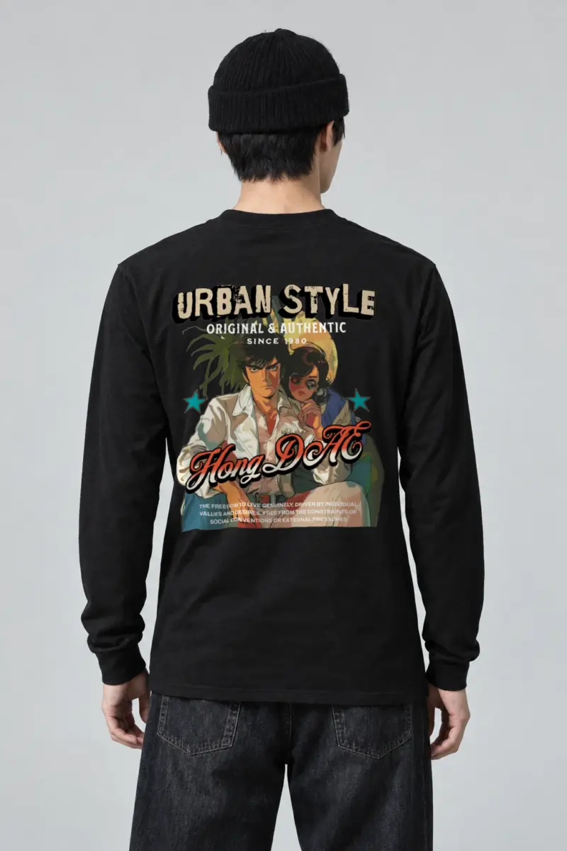 "Urban Style Since 1980" Unisex Longsleeve T-shirt | Gildan 2400