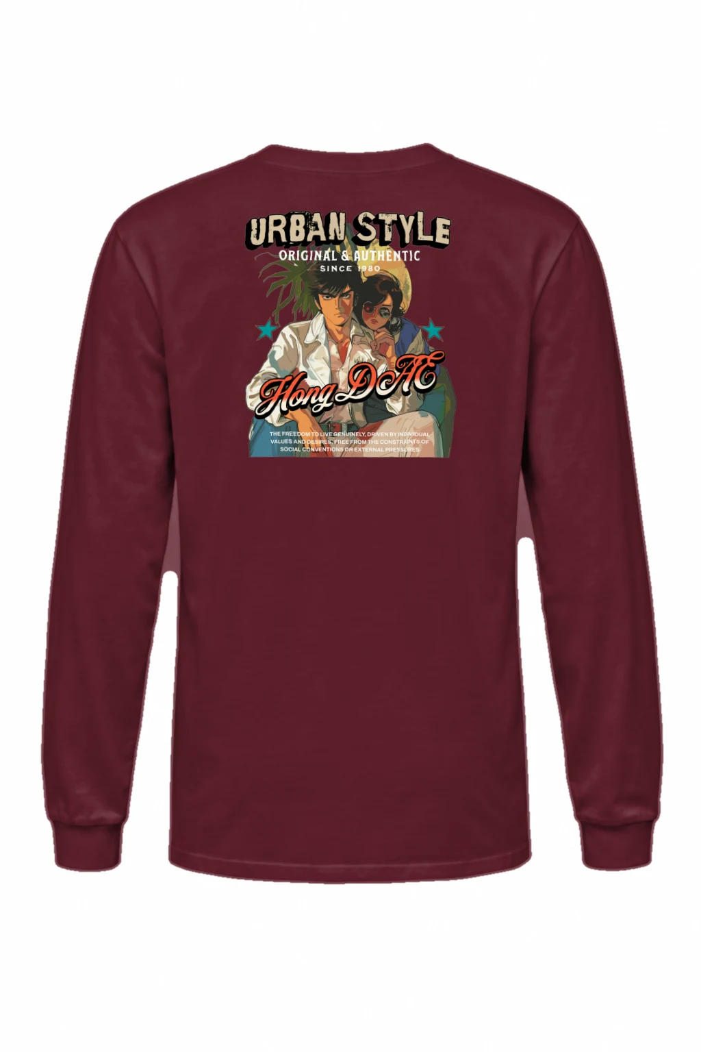 "Urban Style Since 1980" Unisex Longsleeve T-shirt | Gildan 2400