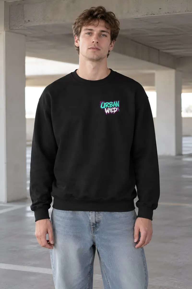 "Urban Wild" Heavy Blend Unisex Crewneck Sweatshirt