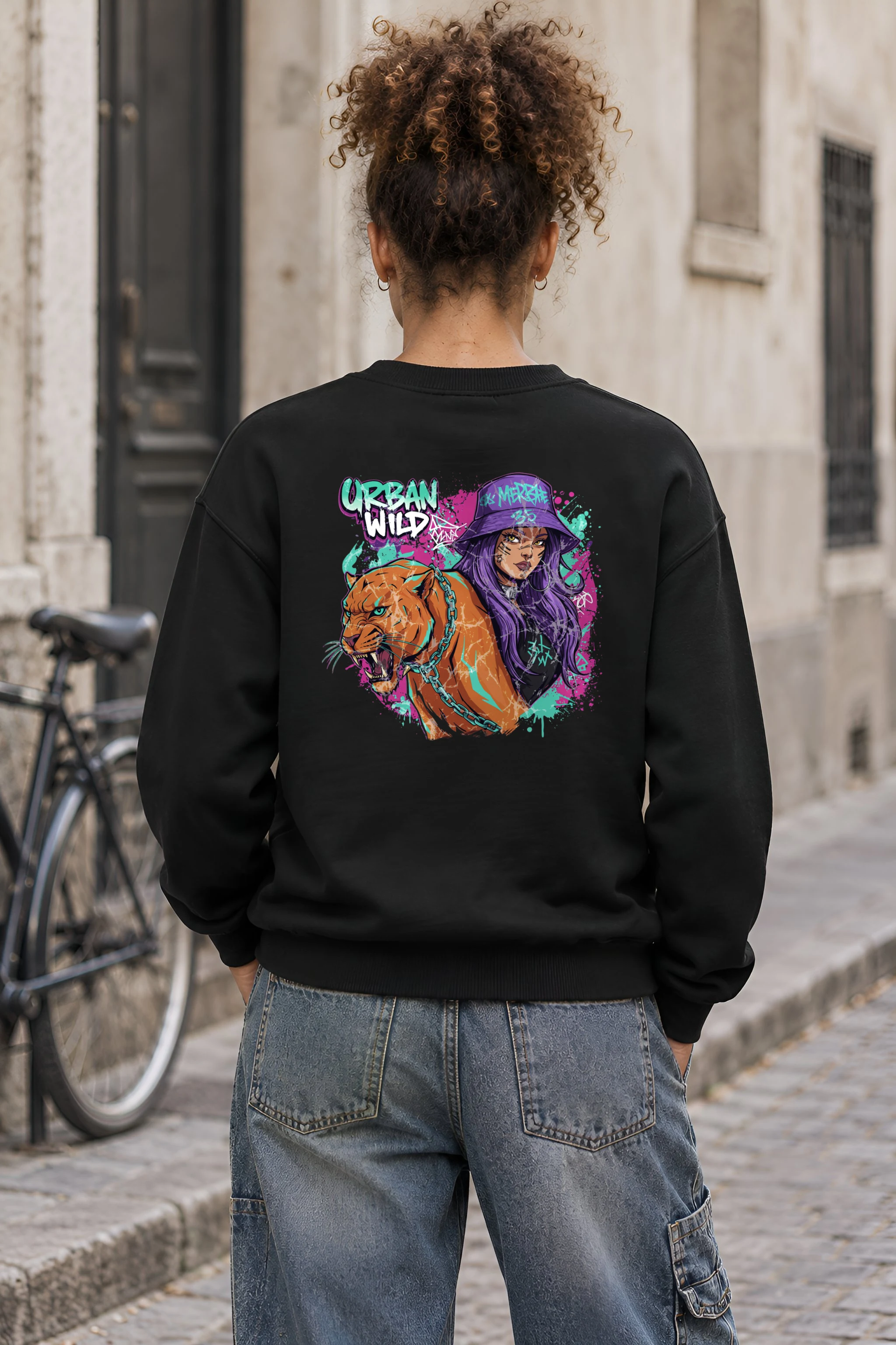 "Urban Wild" 1 Crewneck Sweatshirt