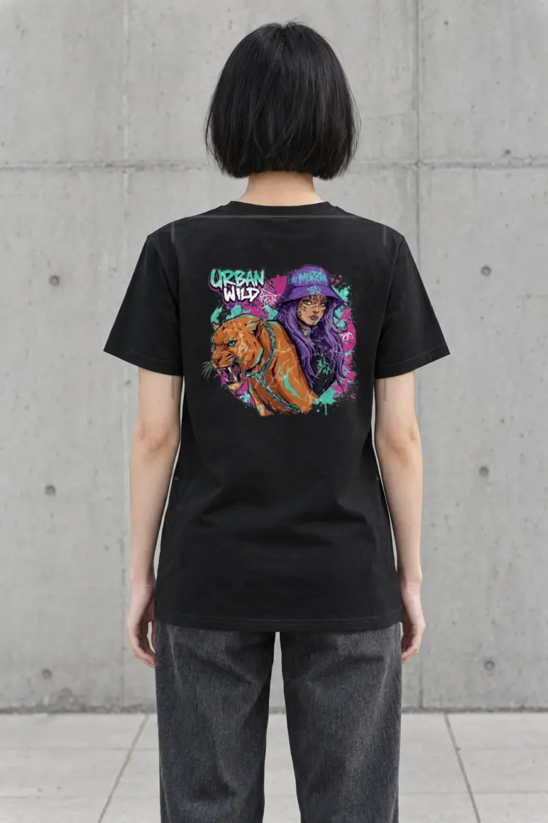 "Urban Wild" Heavyweight Unisex Crewneck T-shirt