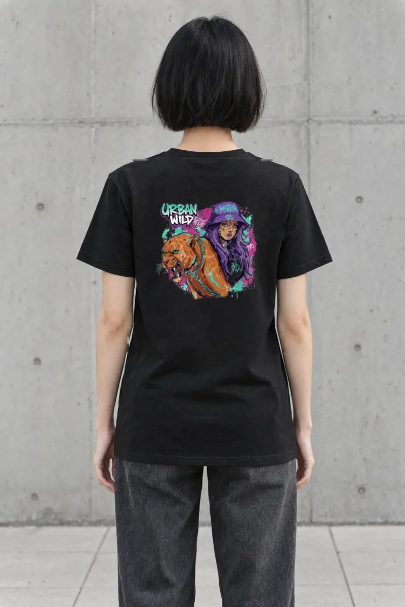 "Urban Wild" Heavyweight Unisex Crewneck T-shirt
