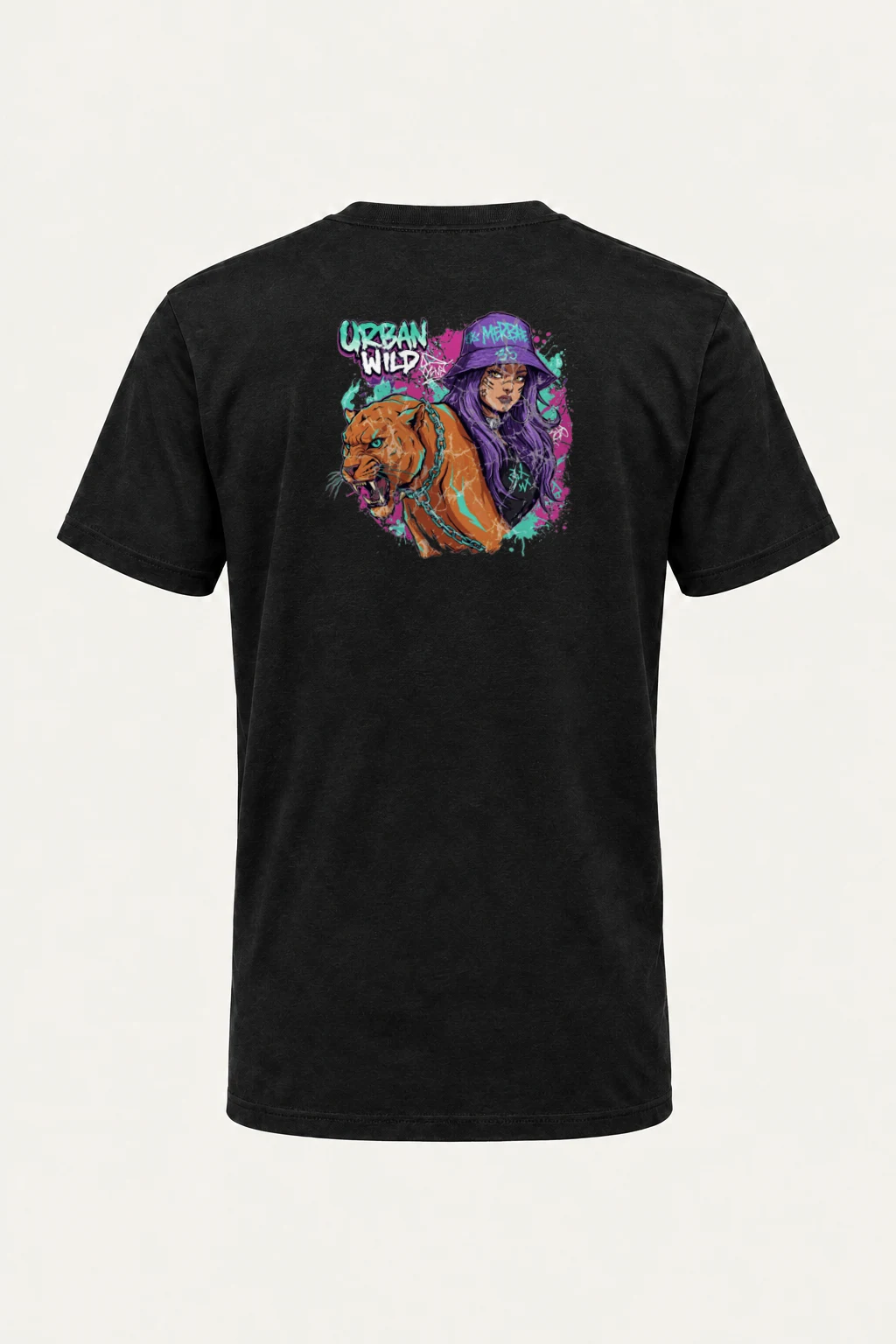 "Urban Wild" Heavyweight Unisex Crewneck T-shirt | Gildan 5000