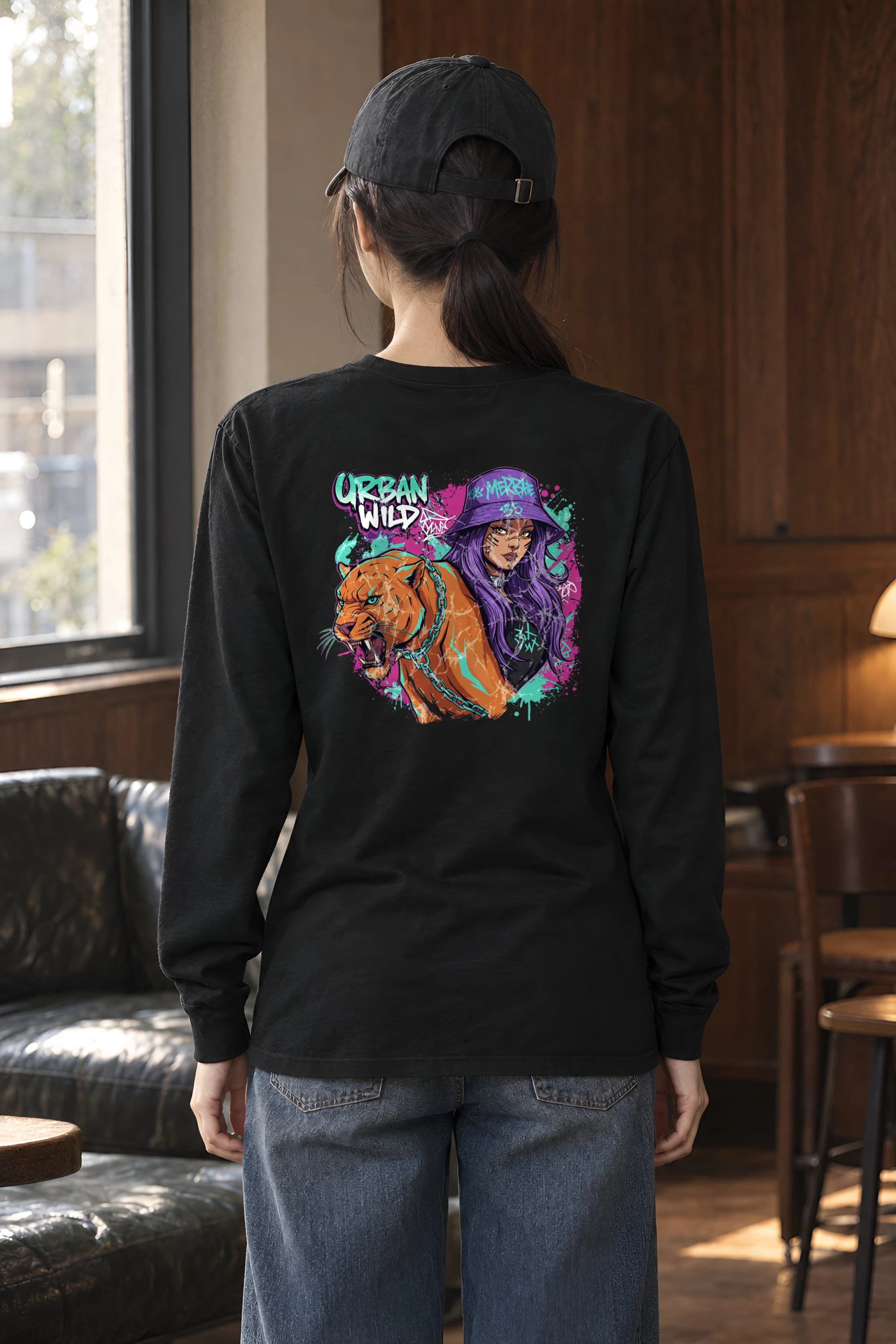 "Urban Wild" Unisex Longsleeve T-shirt