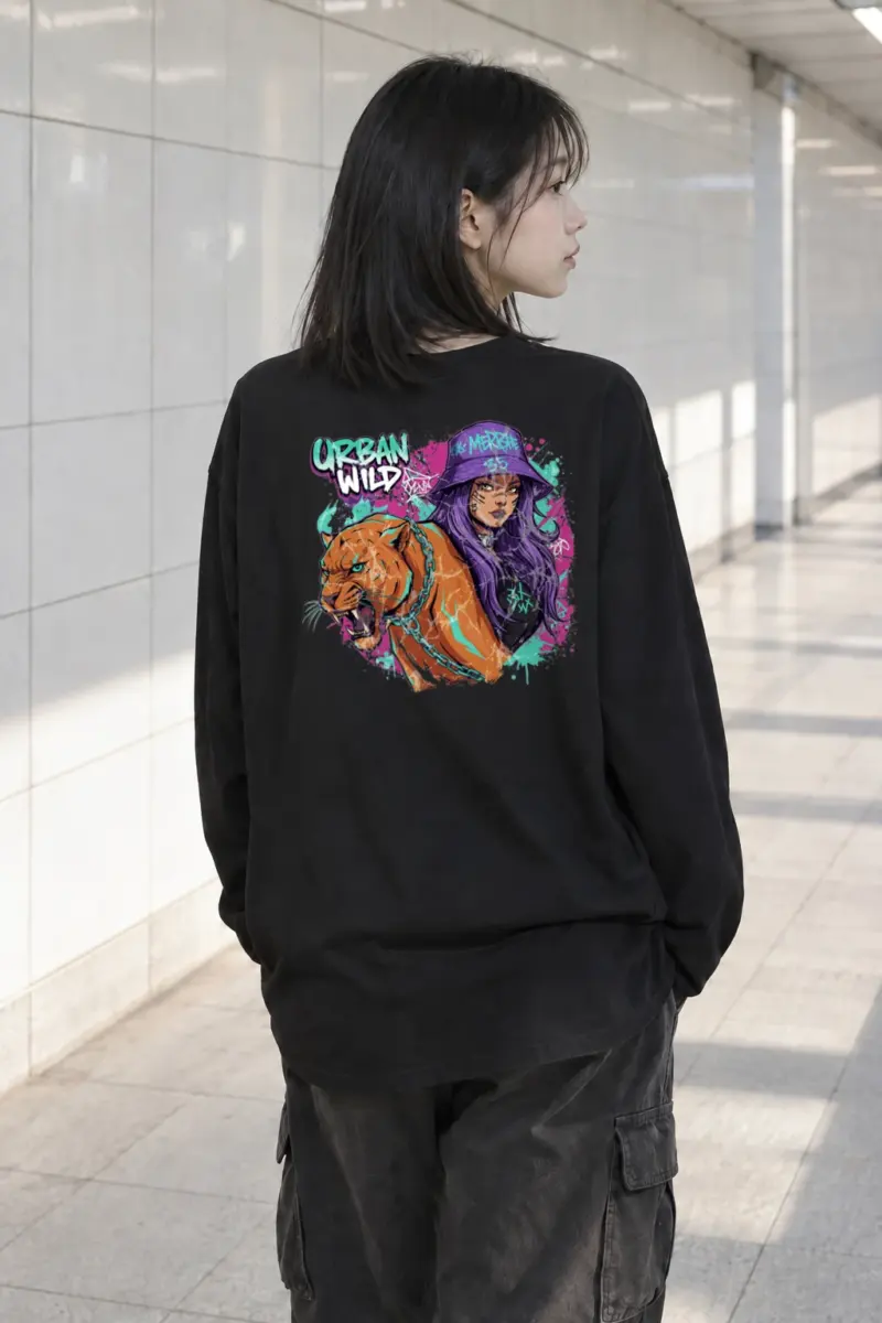 "Urban Wild" Unisex Longsleeve T-shirt | Gildan 2400
