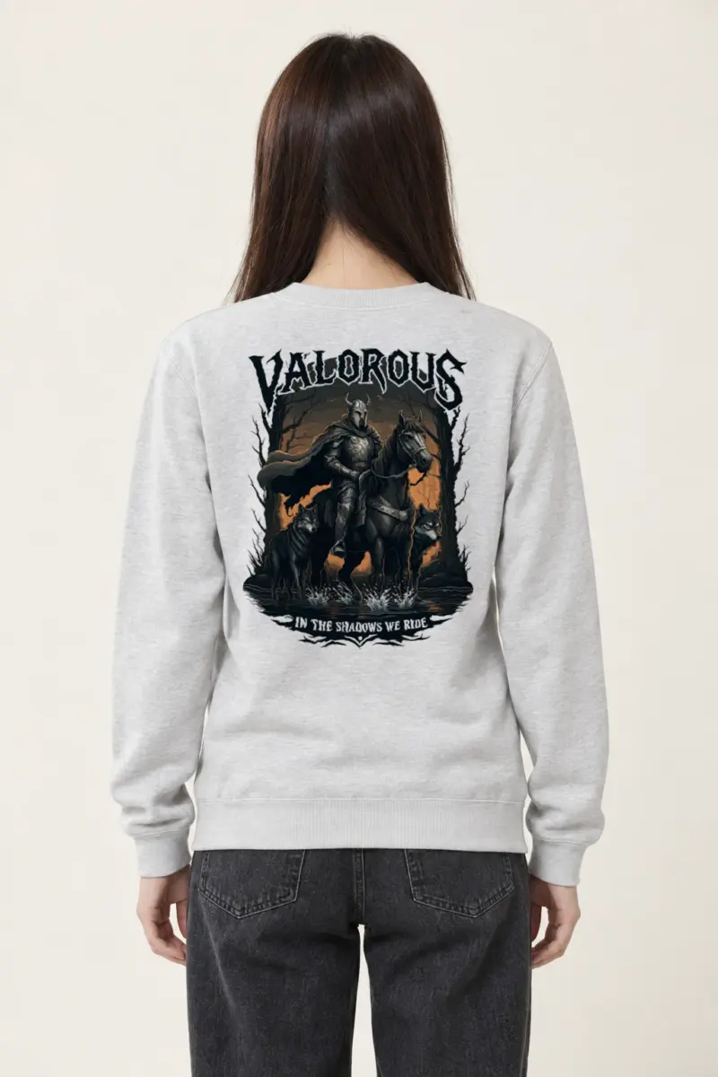 "Valorous Shadows" Heavy Blend Unisex Crewneck Sweatshirt