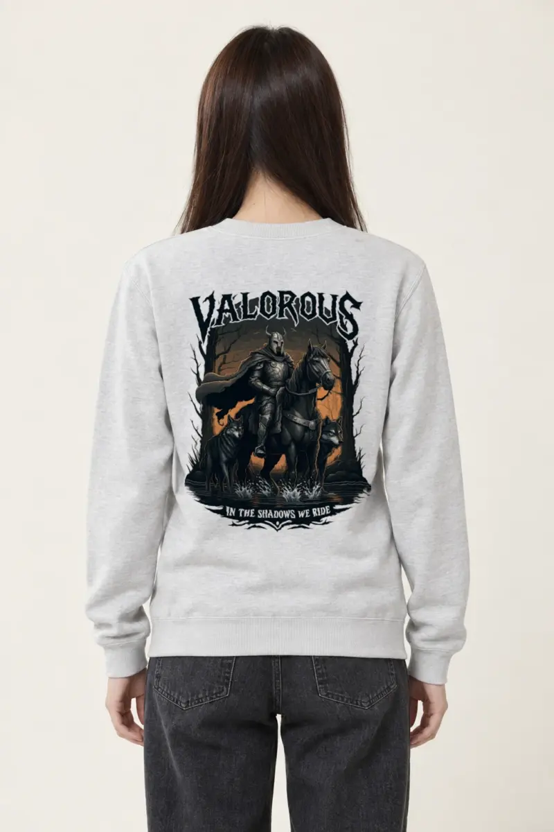 "Valorous Shadows" Heavy Blend Unisex Crewneck Sweatshirt