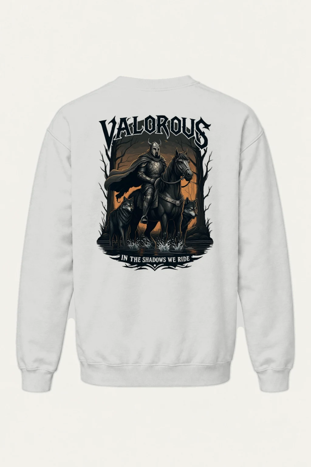 "Valorous Shadows" Heavy Blend Unisex Crewneck Sweatshirt | Gildan 18000