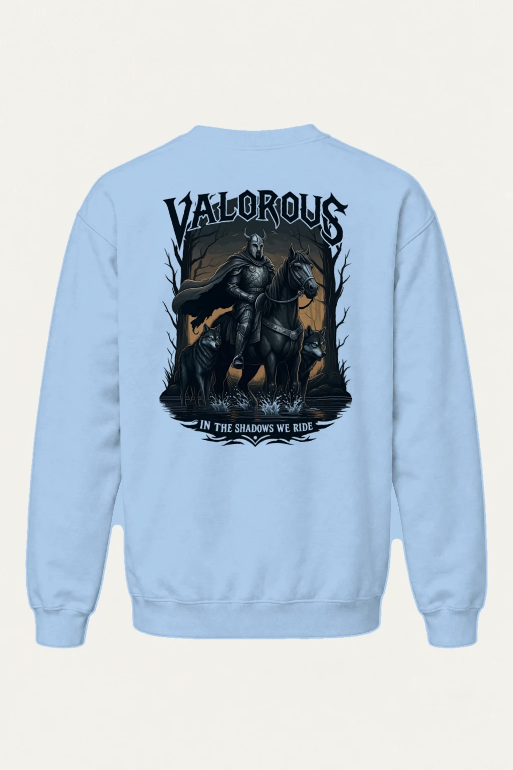 "Valorous Shadows" Heavy Blend Unisex Crewneck Sweatshirt | Gildan 18000