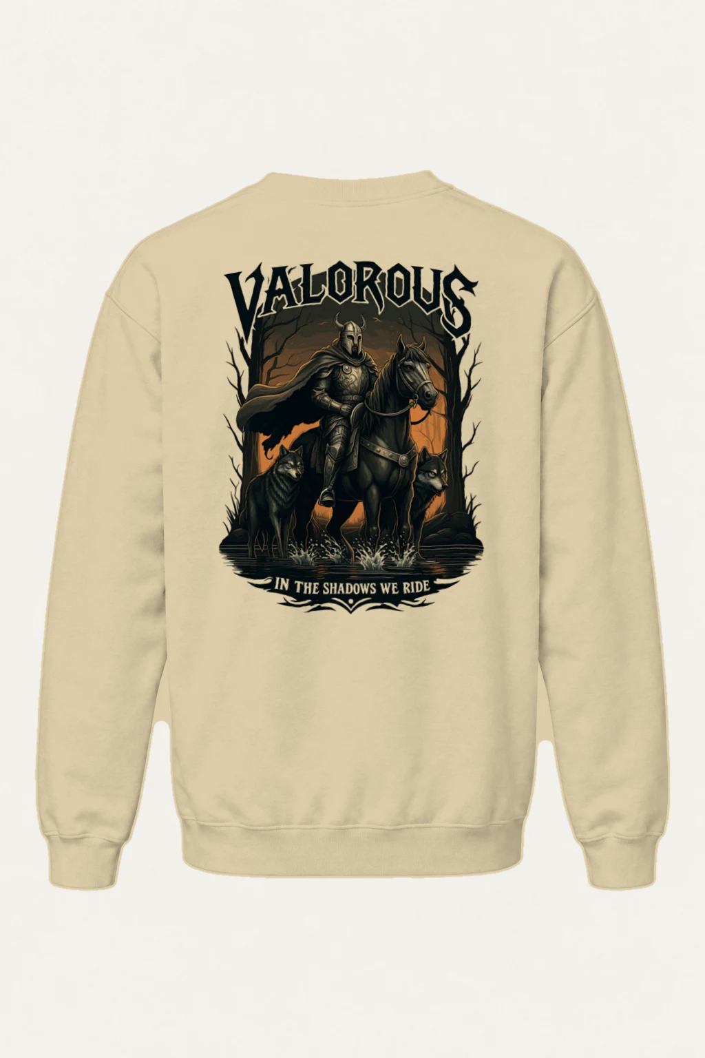 "Valorous Shadows" Heavy Blend Unisex Crewneck Sweatshirt | Gildan 18000