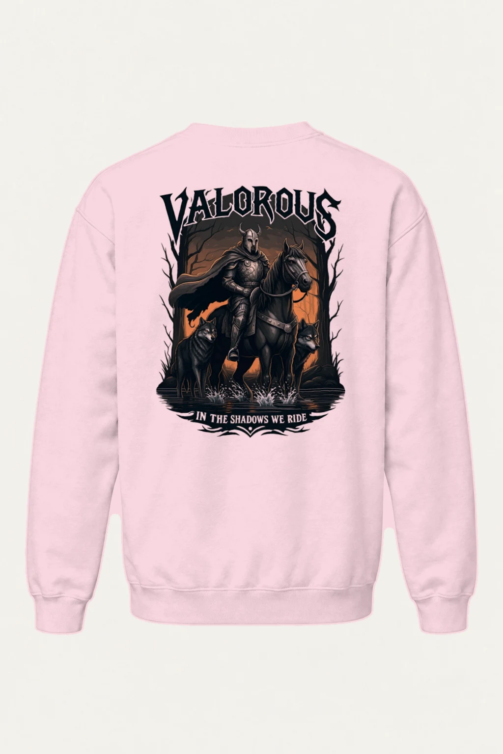 "Valorous Shadows" Heavy Blend Unisex Crewneck Sweatshirt | Gildan 18000