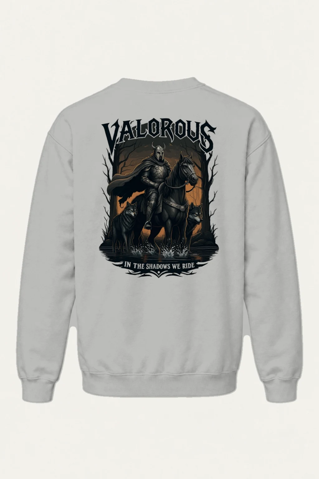 "Valorous Shadows" Heavy Blend Unisex Crewneck Sweatshirt | Gildan 18000