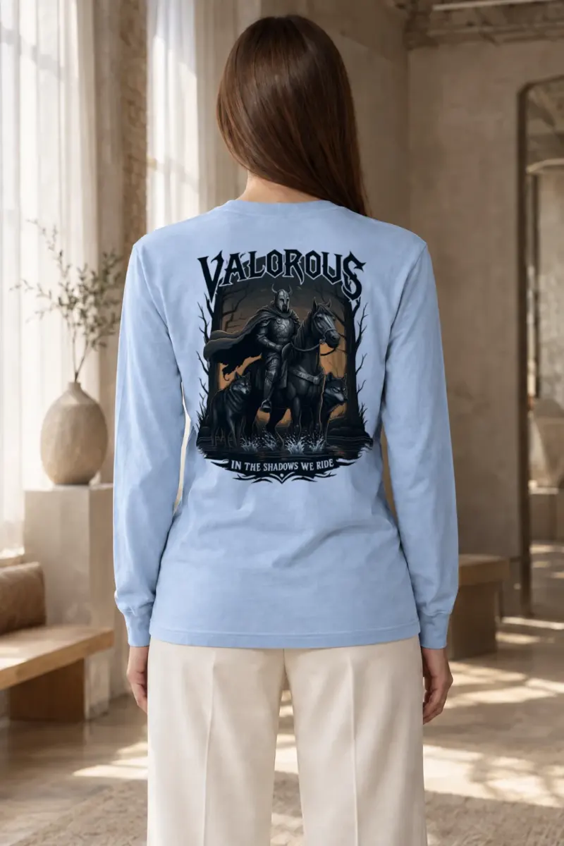 "Valorous Shadows" Unisex Longsleeve T-shirt | Gildan 2400