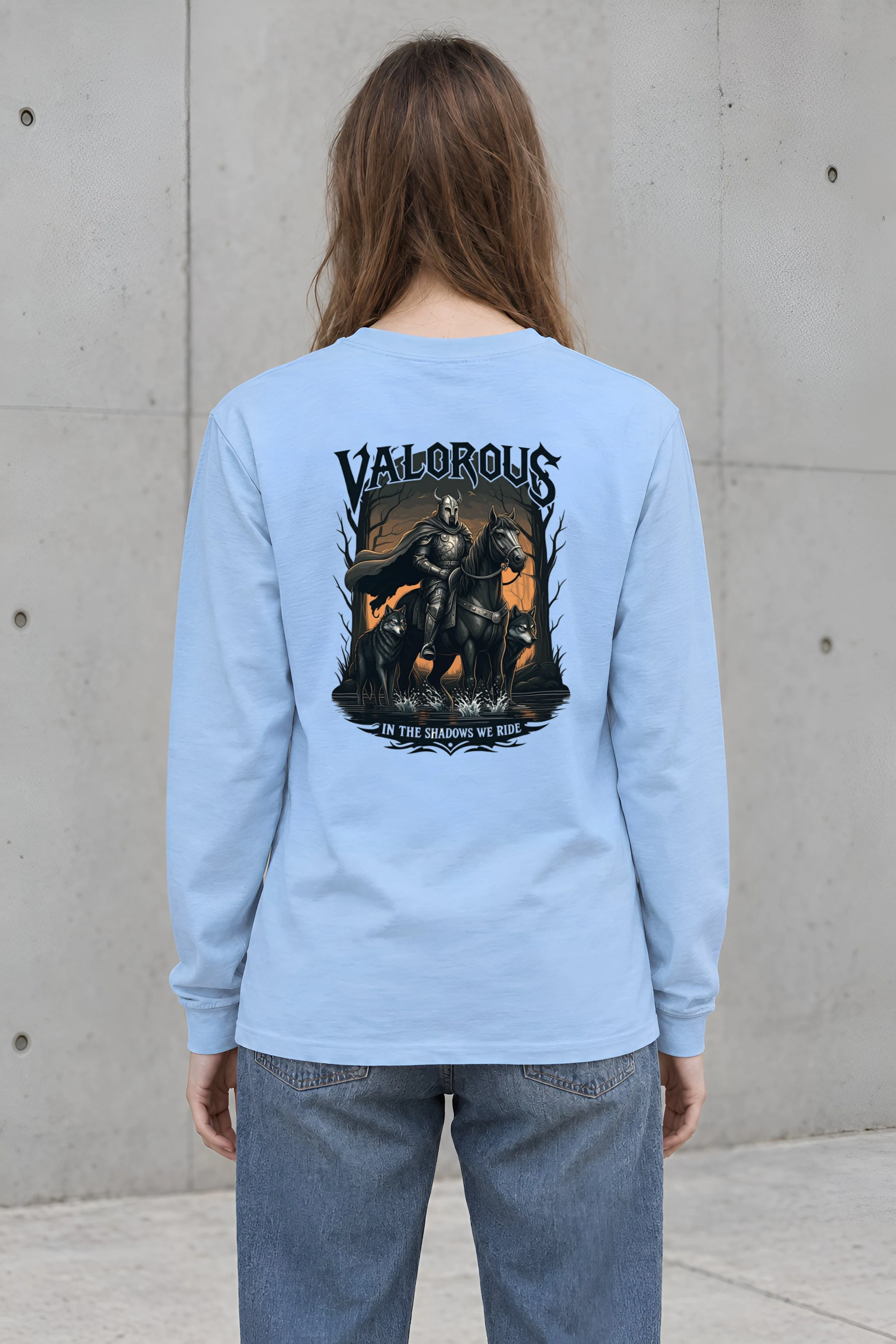 "Valorous Shadows" Unisex Longsleeve T-shirt