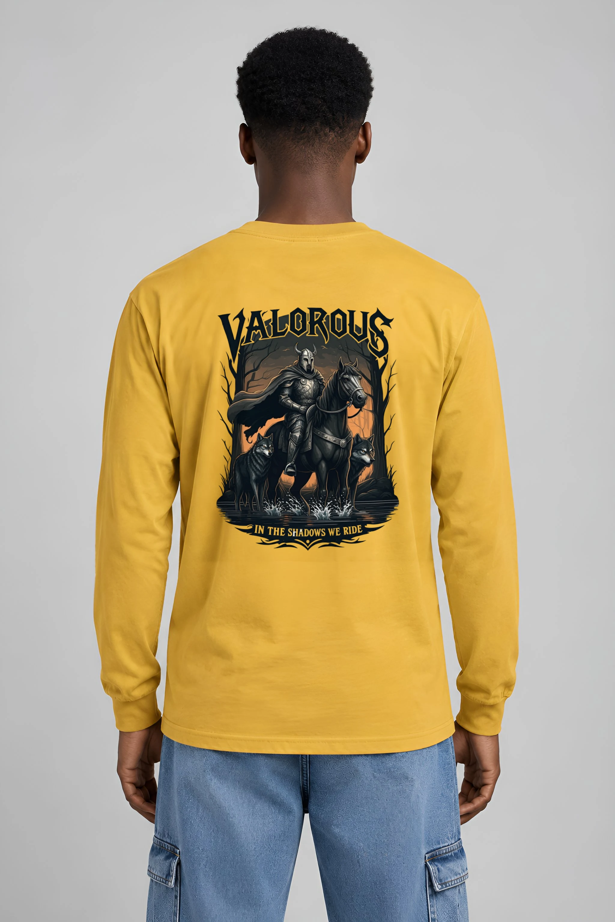 "Valorous Shadows" Unisex Longsleeve T-shirt