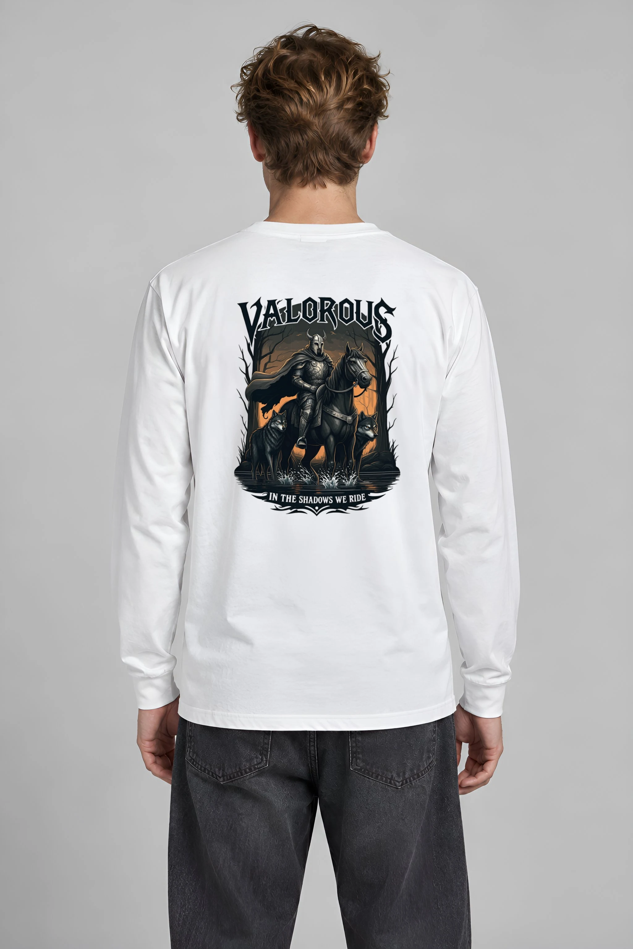 "Valorous Shadows" Unisex Longsleeve T-shirt