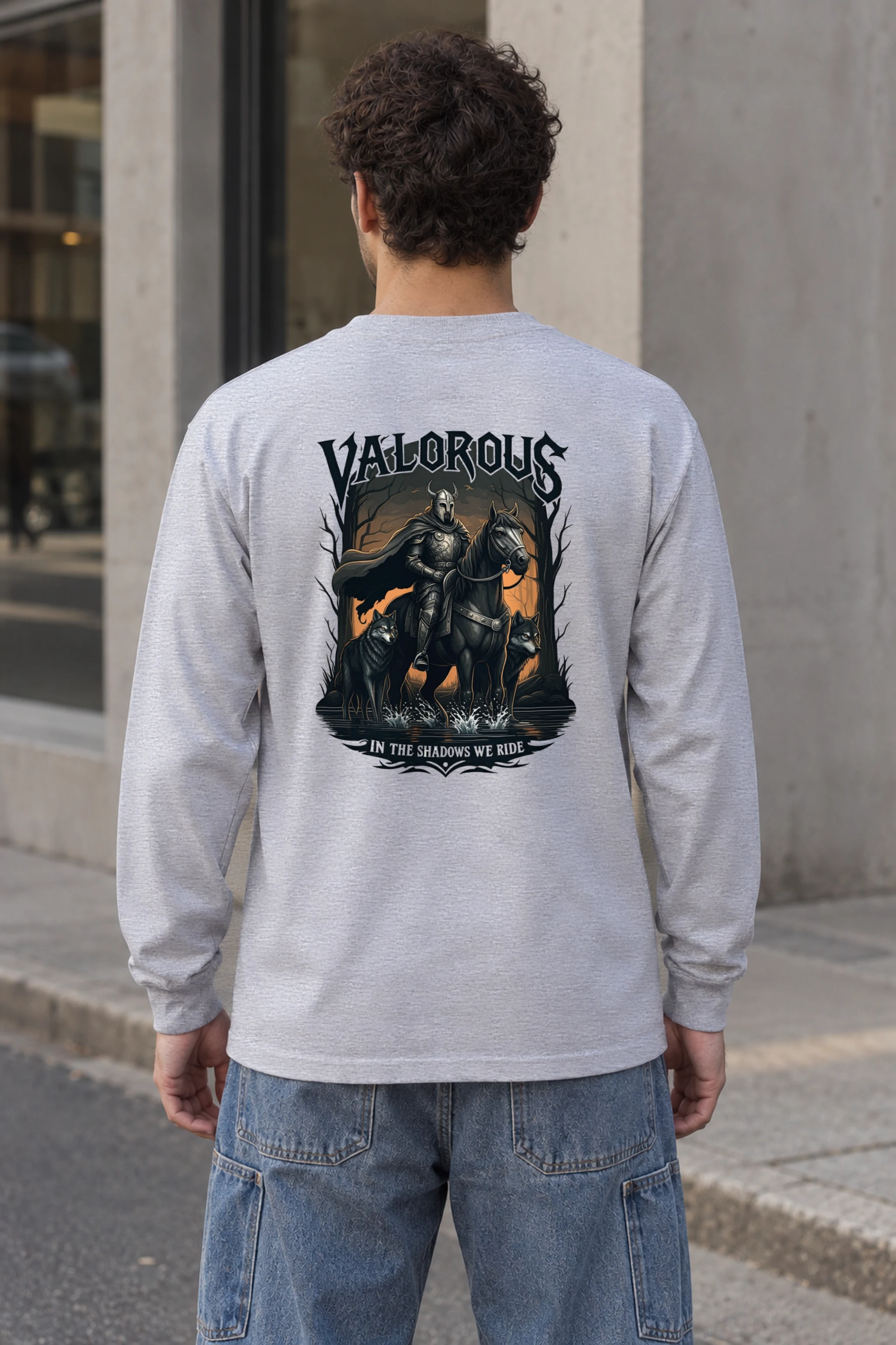 "Valorous Shadows" Unisex Longsleeve T-shirt