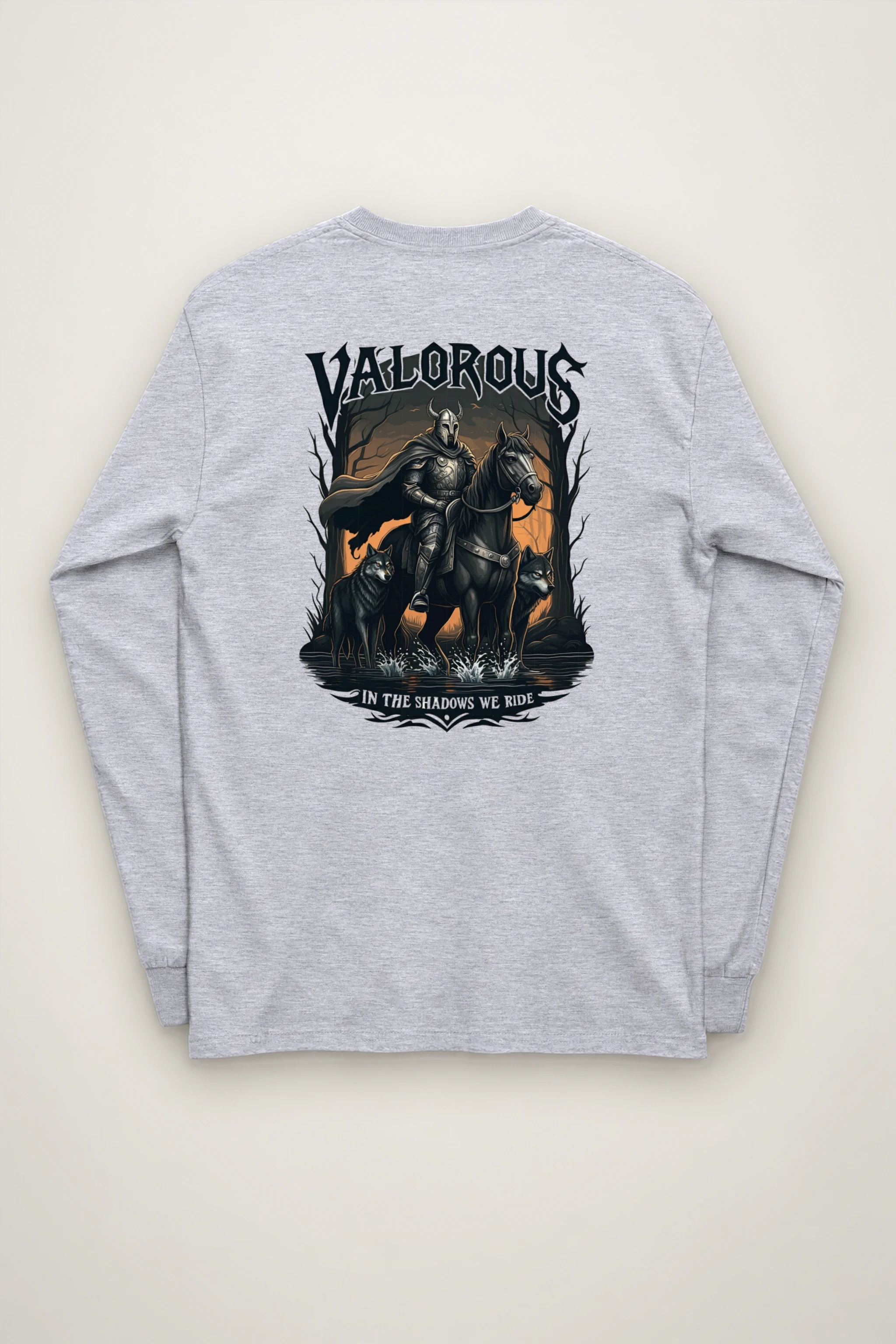 "Valorous Shadows" Unisex Longsleeve T-shirt