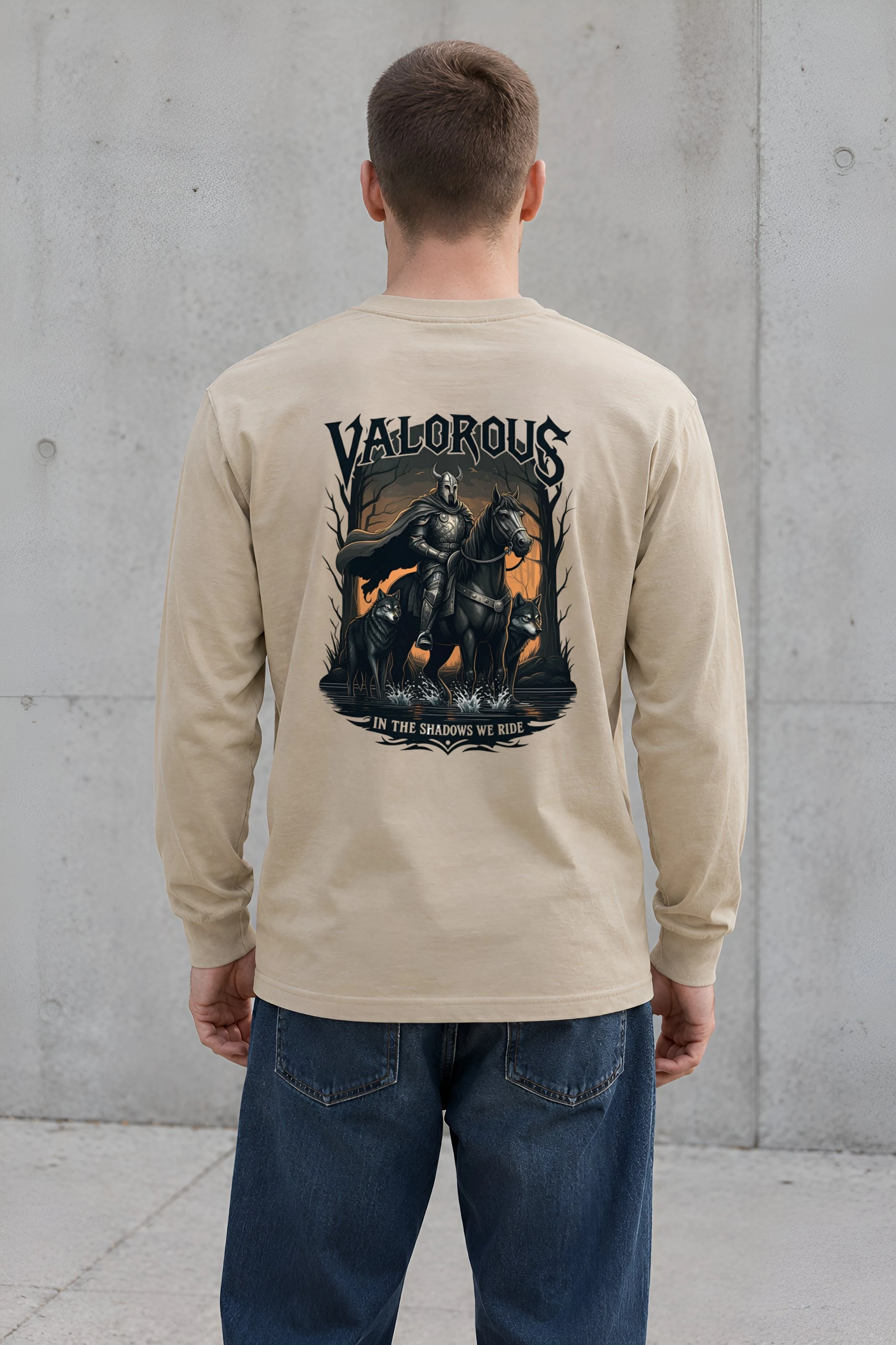"Valorous Shadows" Unisex Longsleeve T-shirt