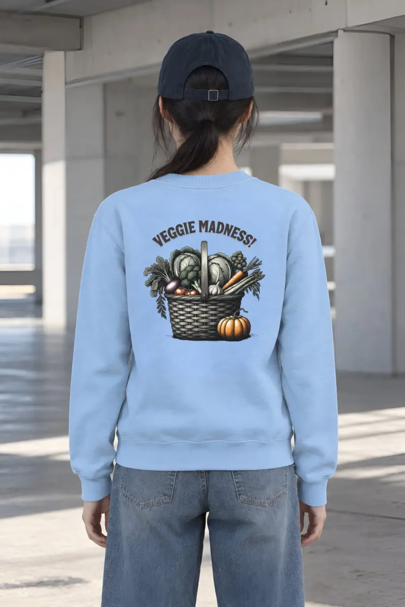 "Veggie Madness" Heavy Blend Unisex Crewneck Sweatshirt