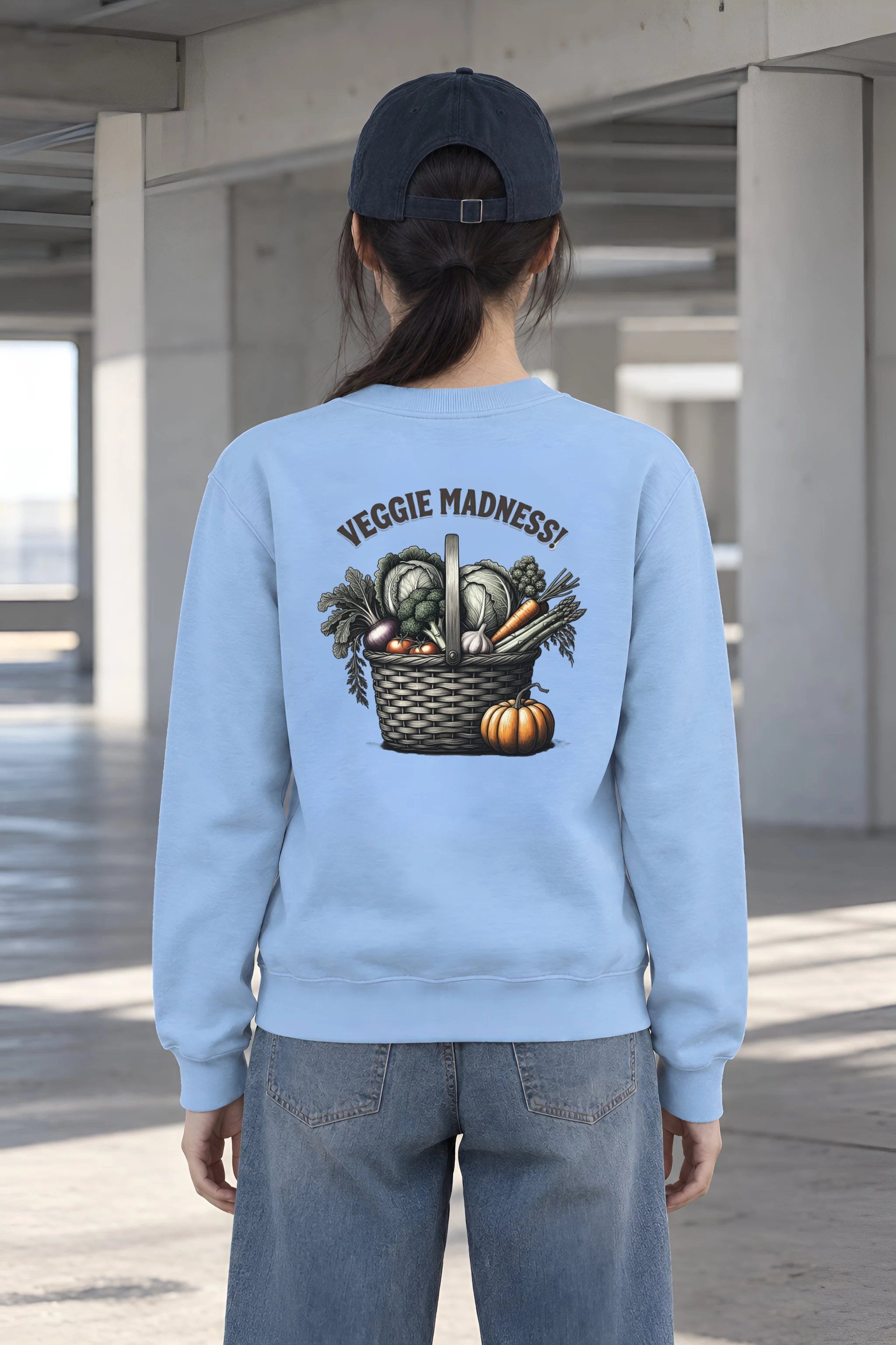 "Veggie Madness" Heavy Blend Unisex Crewneck Sweatshirt