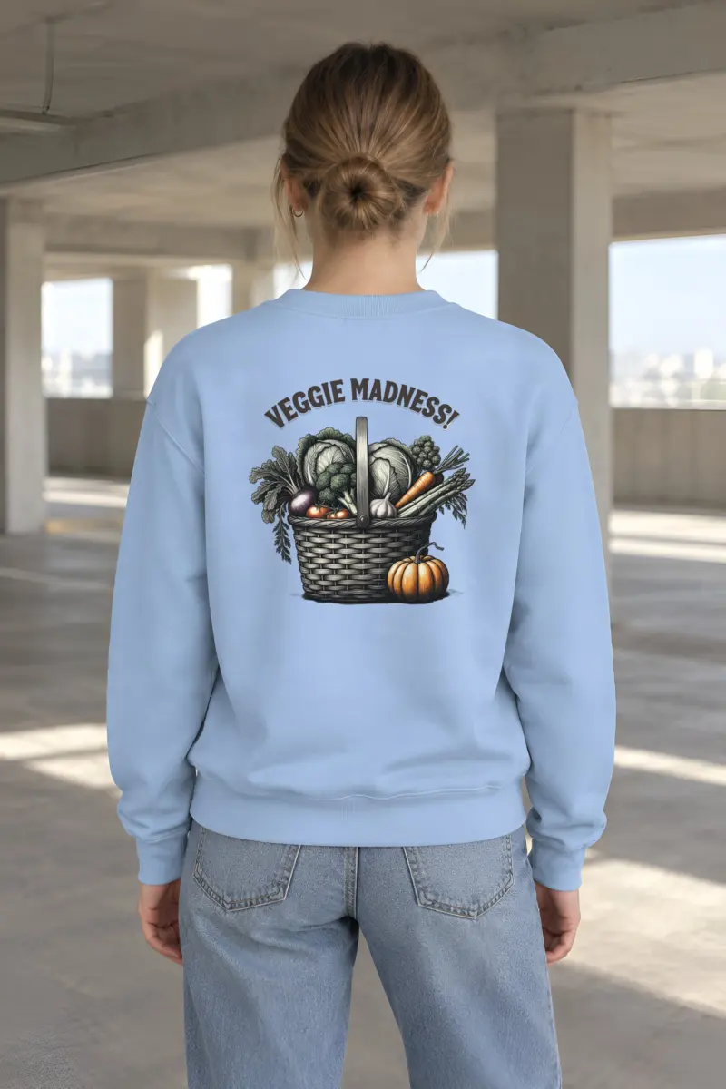 "Veggie Madness" Heavy Blend Unisex Crewneck Sweatshirt