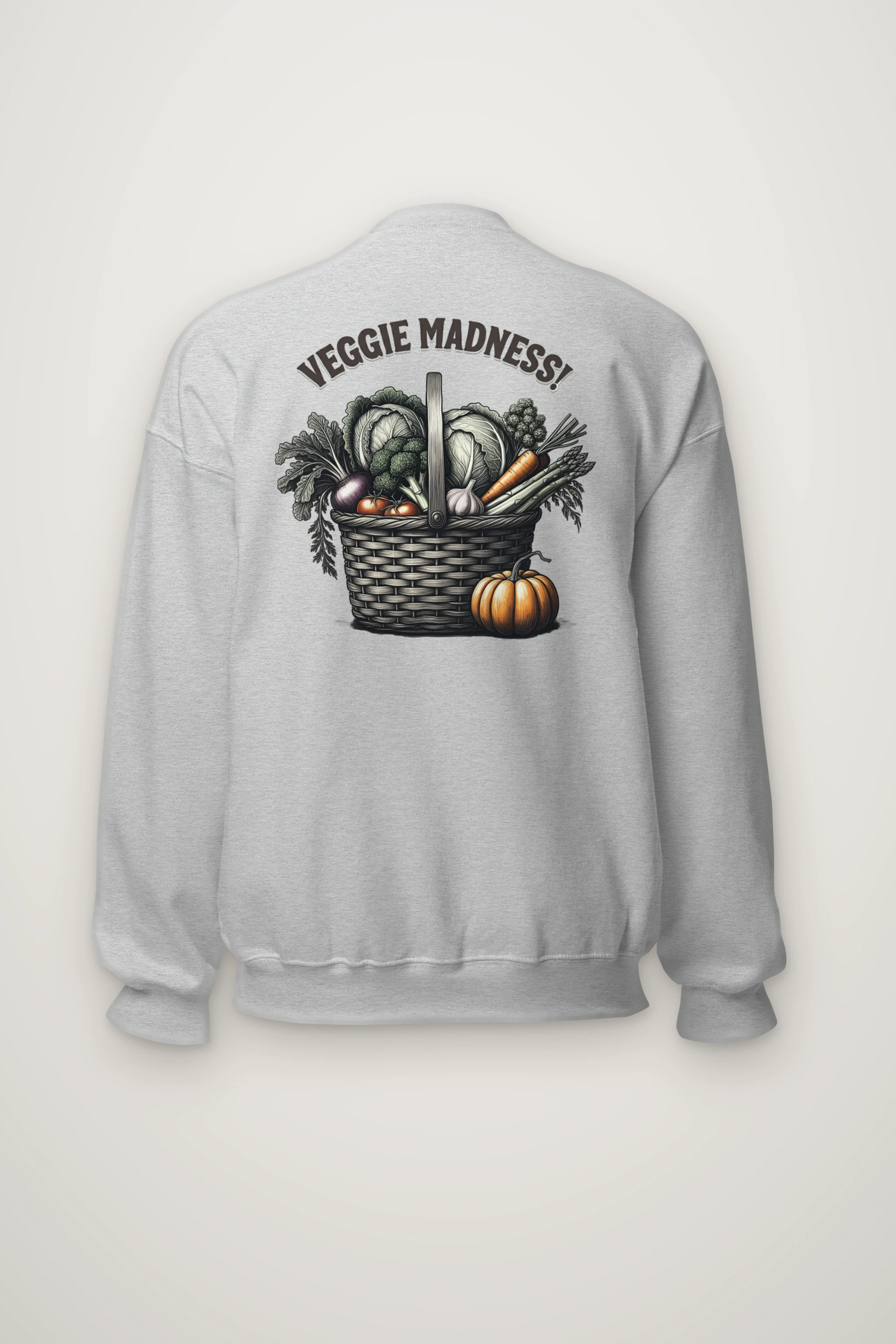 "Veggie Madness" Heavy Blend Unisex Crewneck Sweatshirt