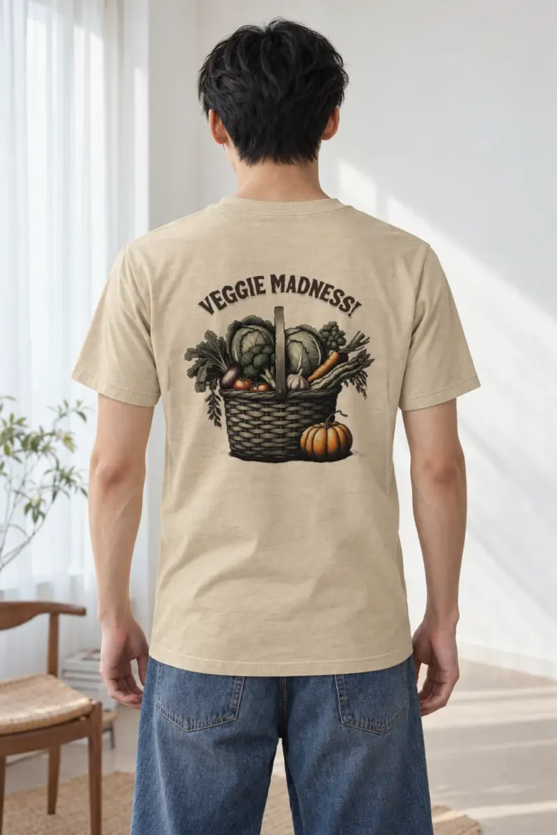 "Veggie Madness" Heavyweight Unisex Crewneck T-shirt